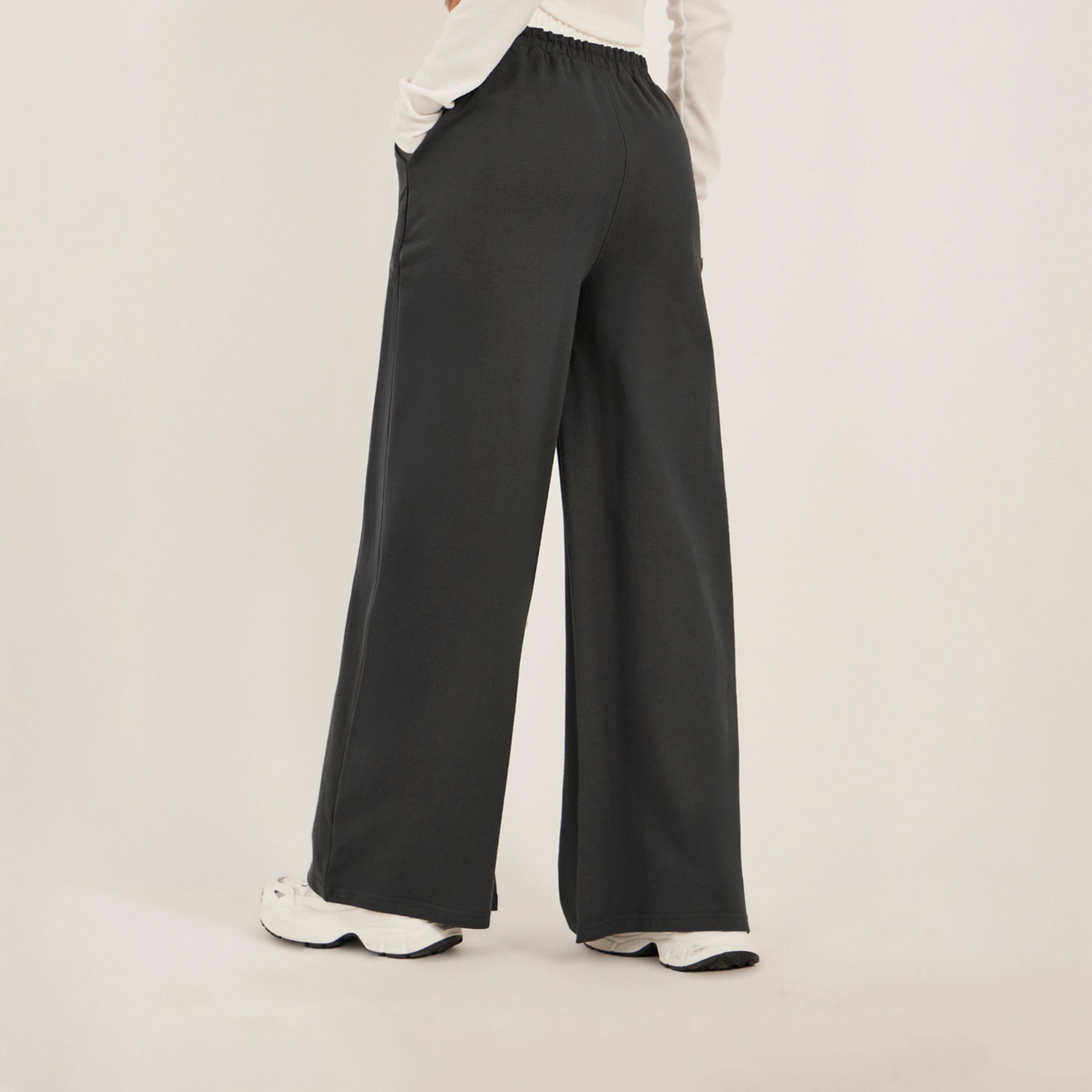 ستايلي - بنطال رياضي بخصر مرتفع وحزام خصر متباين وجيوب-women-clothing-bottoms-joggers-image-4