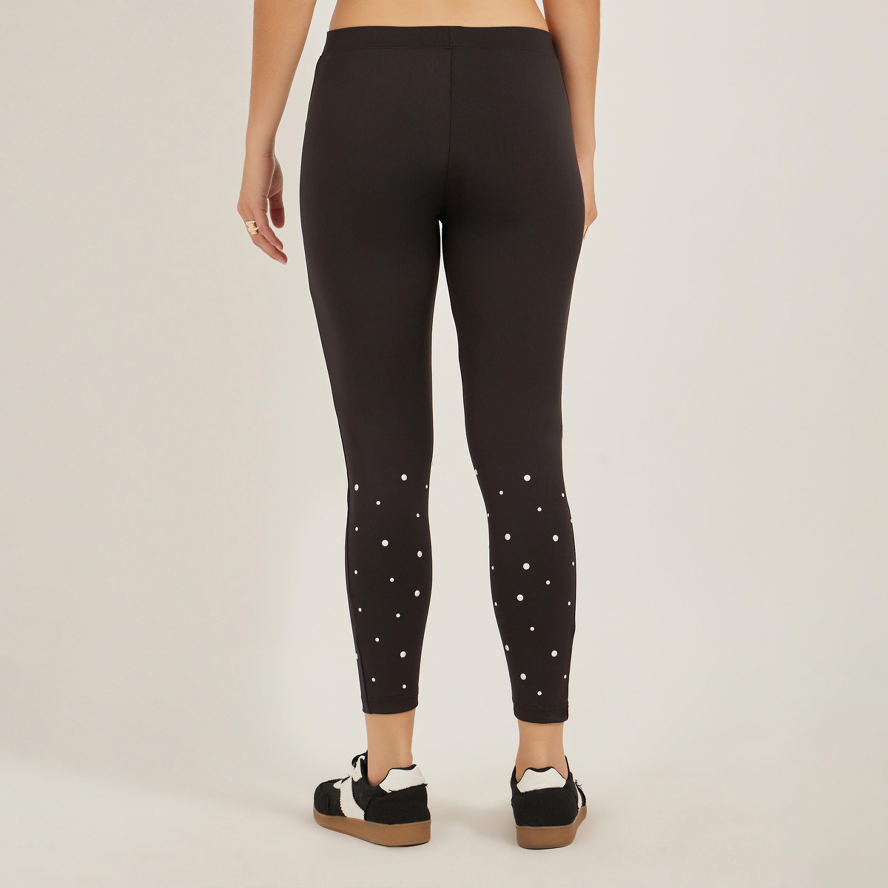 Styli Studded Hem Skinny Fit Ankle Length Leggings-women-clothing-sportswearandactivewear-bottoms-image-4