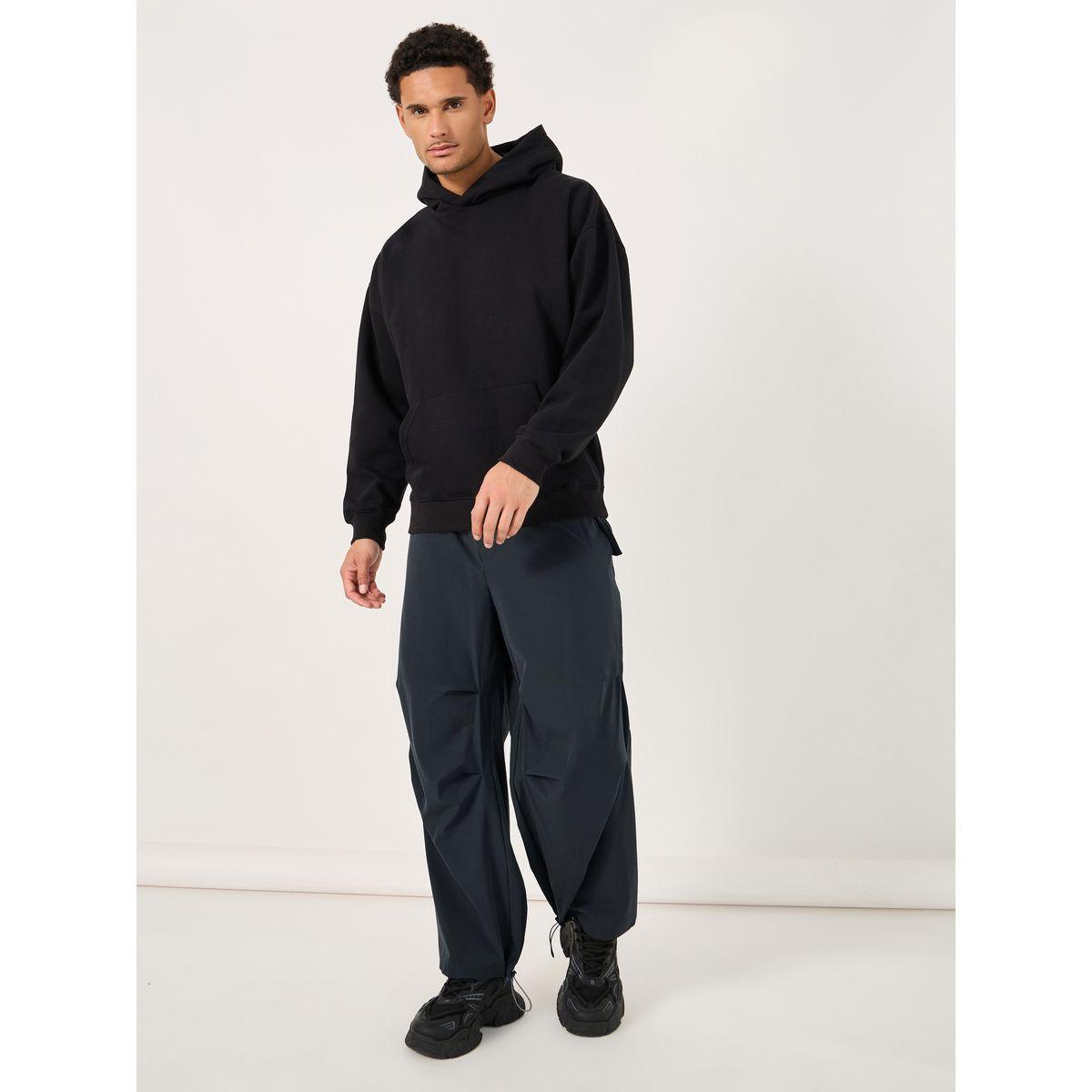 Styli Parachute Oversized Joggers with Knee Pintuck Detail-men-clothing-bottoms-joggers-image-2