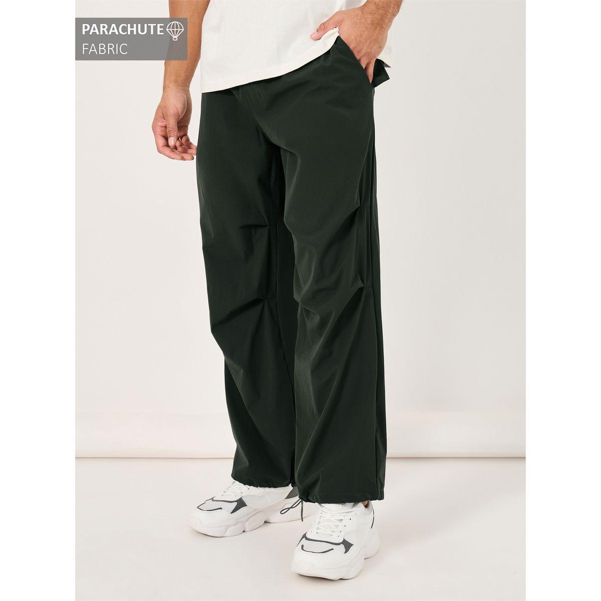 Styli Parachute Oversized Joggers with Knee Pintuck Detail-men-clothing-bottoms-joggers-image-1