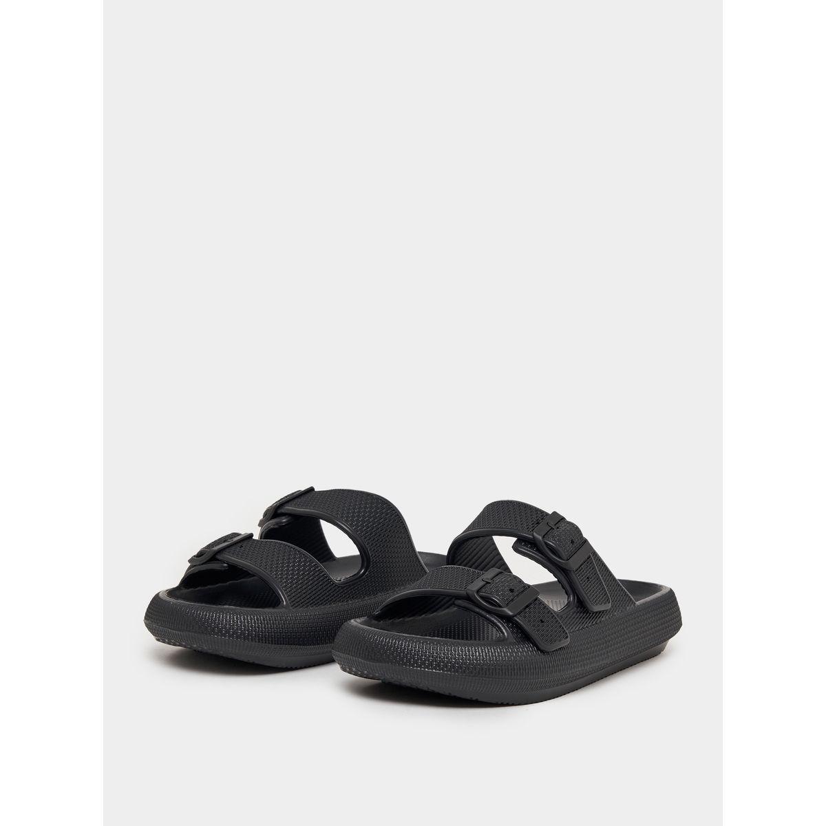 Styli Double Band Buckled Strap Slides-men-shoes-flipflopsandslides-image-2