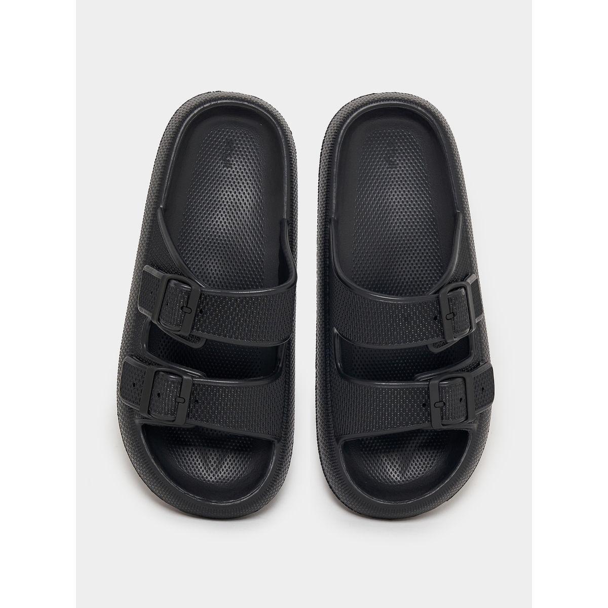 Styli Double Band Buckled Strap Slides-men-shoes-flipflopsandslides-image-5
