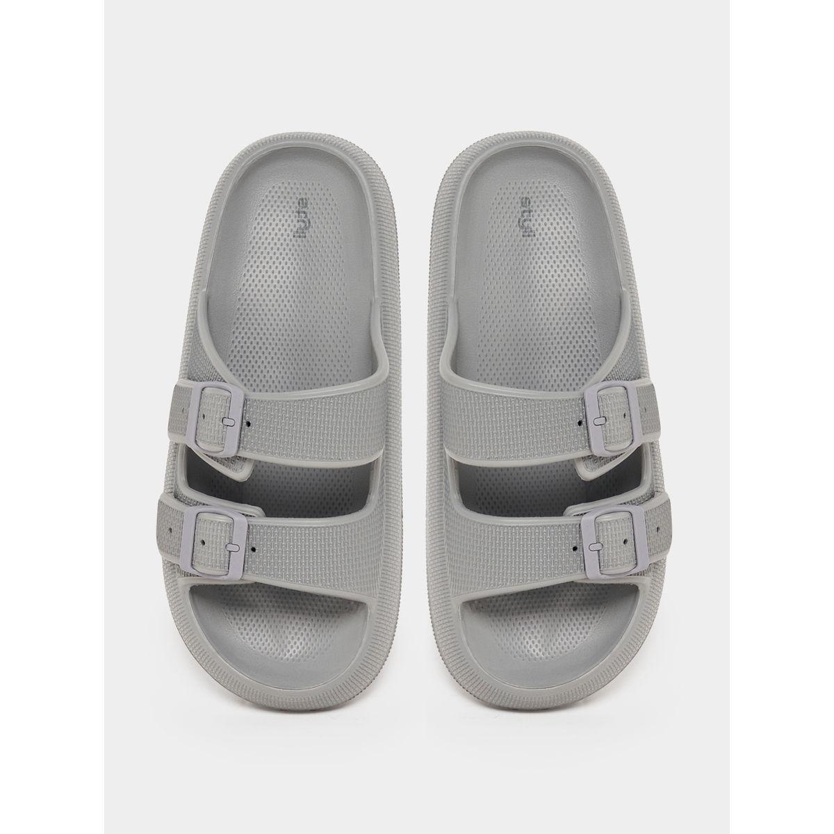 Styli Double Band Buckled Strap Slides-men-shoes-flipflopsandslides-image-5