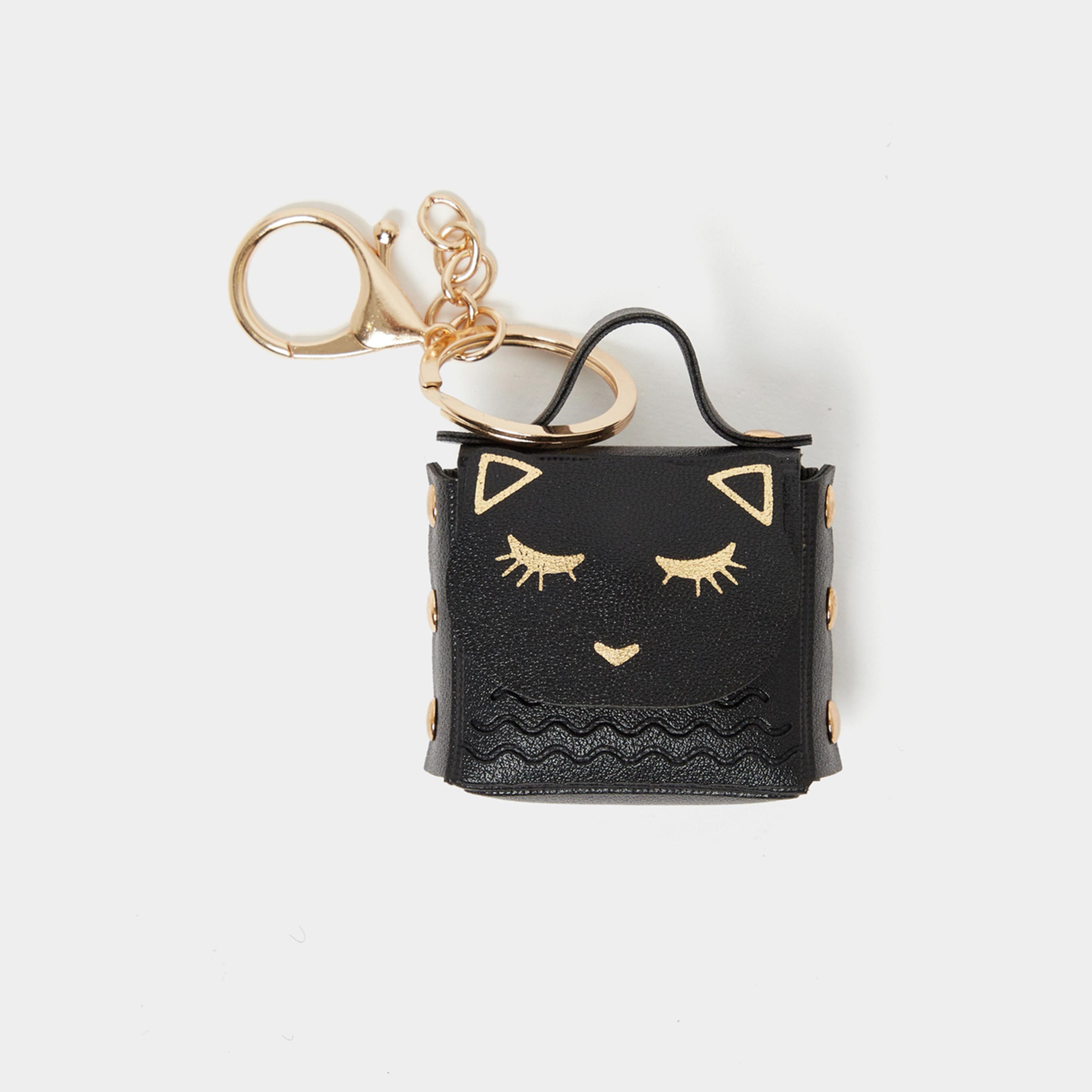 Styli Cat Print Coin Purse Key Chain-women-bagsandwallets-wallets-image-1