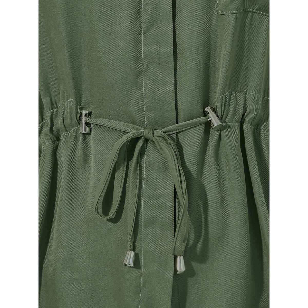 Styli Utility Pocket Shirt with Drawstring Tie-Ups-women-clothing-shirtsandblouses-shirts-image-4