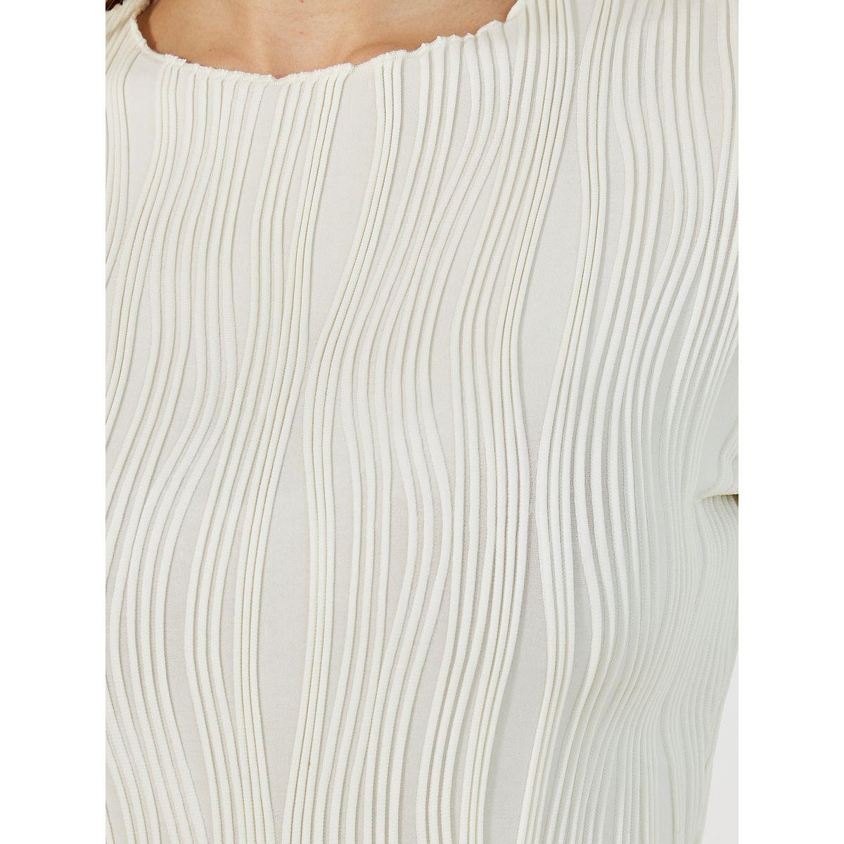 Styli Textured Striped Long Sleeves Bodysuit-women-clothing-tshirts-image-4