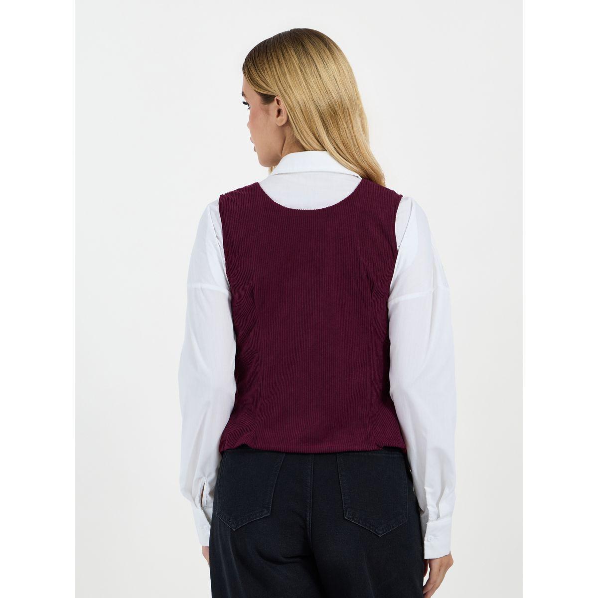 معطف كوردروي بأزرار غلق-women-clothing-shirtsandblouses-blouses-image-6