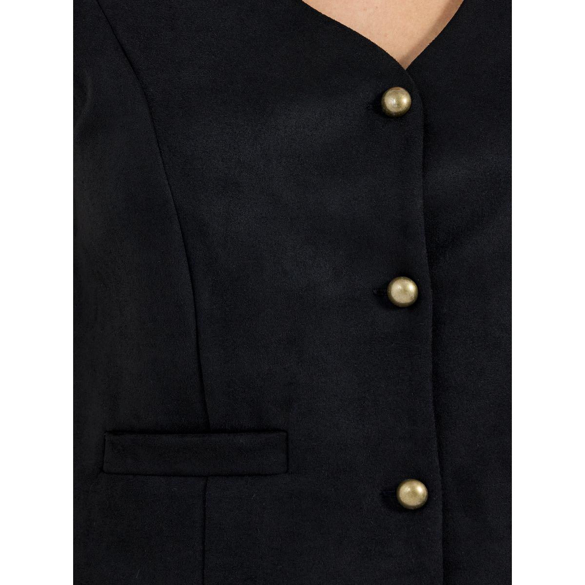Styli Solid Suede Look Waistcoat-women-clothing-shirtsandblouses-blouses-image-3