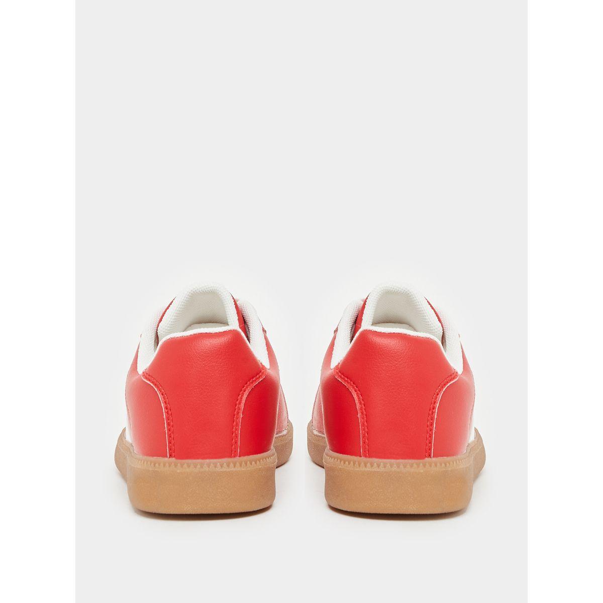 Styli Gum Sole Suede Look Contrast Detail Sneakers-women-shoes-sneakers-image-5