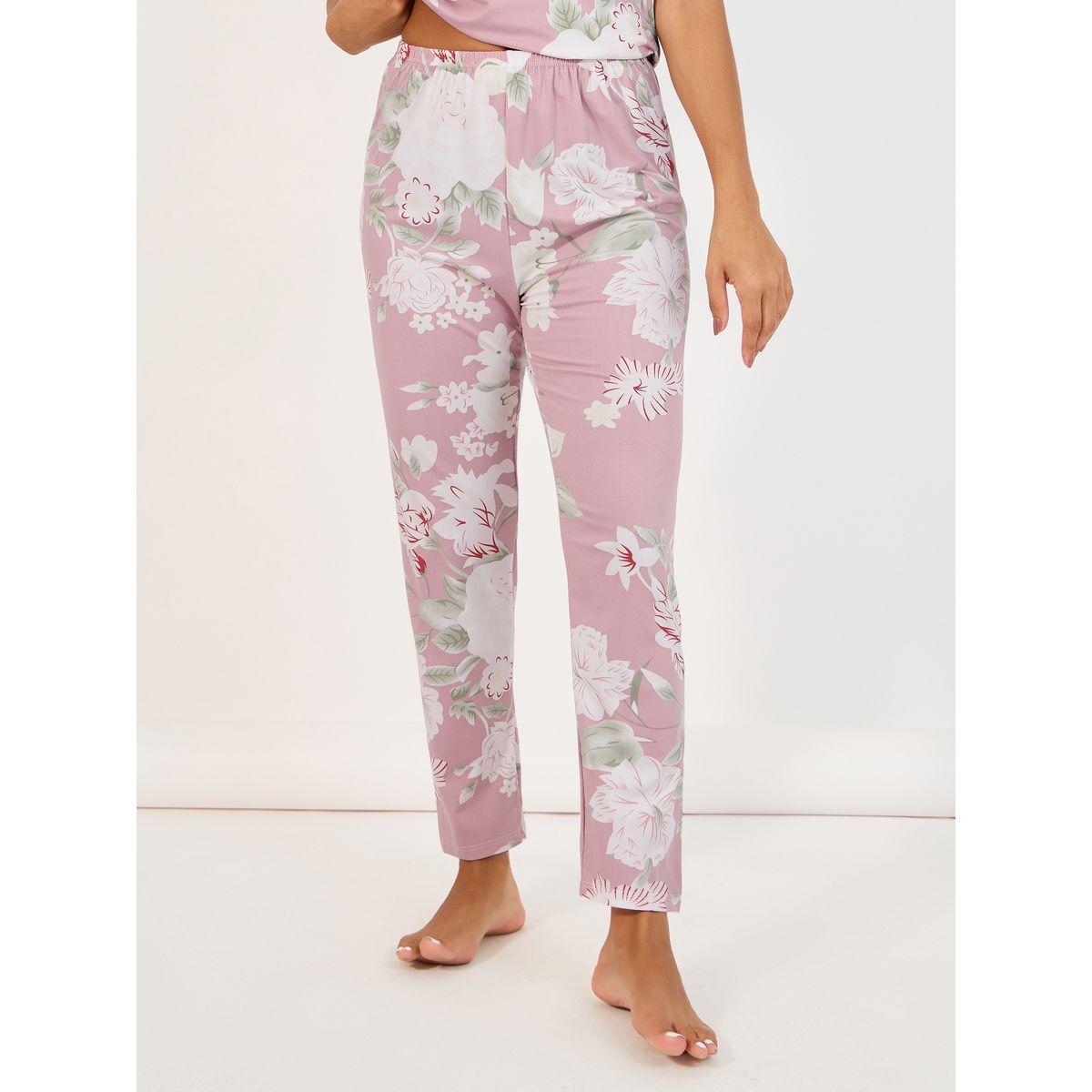 مجموعة من 3 روب وبنطال مع بلوزة كامي-women-clothing-nightwear-pyjamas-longsets-image-7