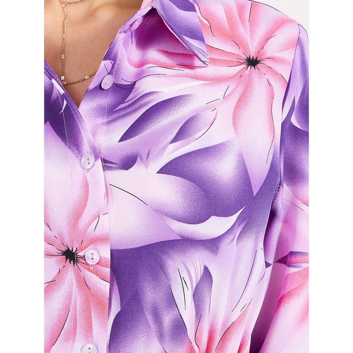 فستان ميدي بطبعة زهور وأكمام طويلة-women-clothing-dresses-image-3