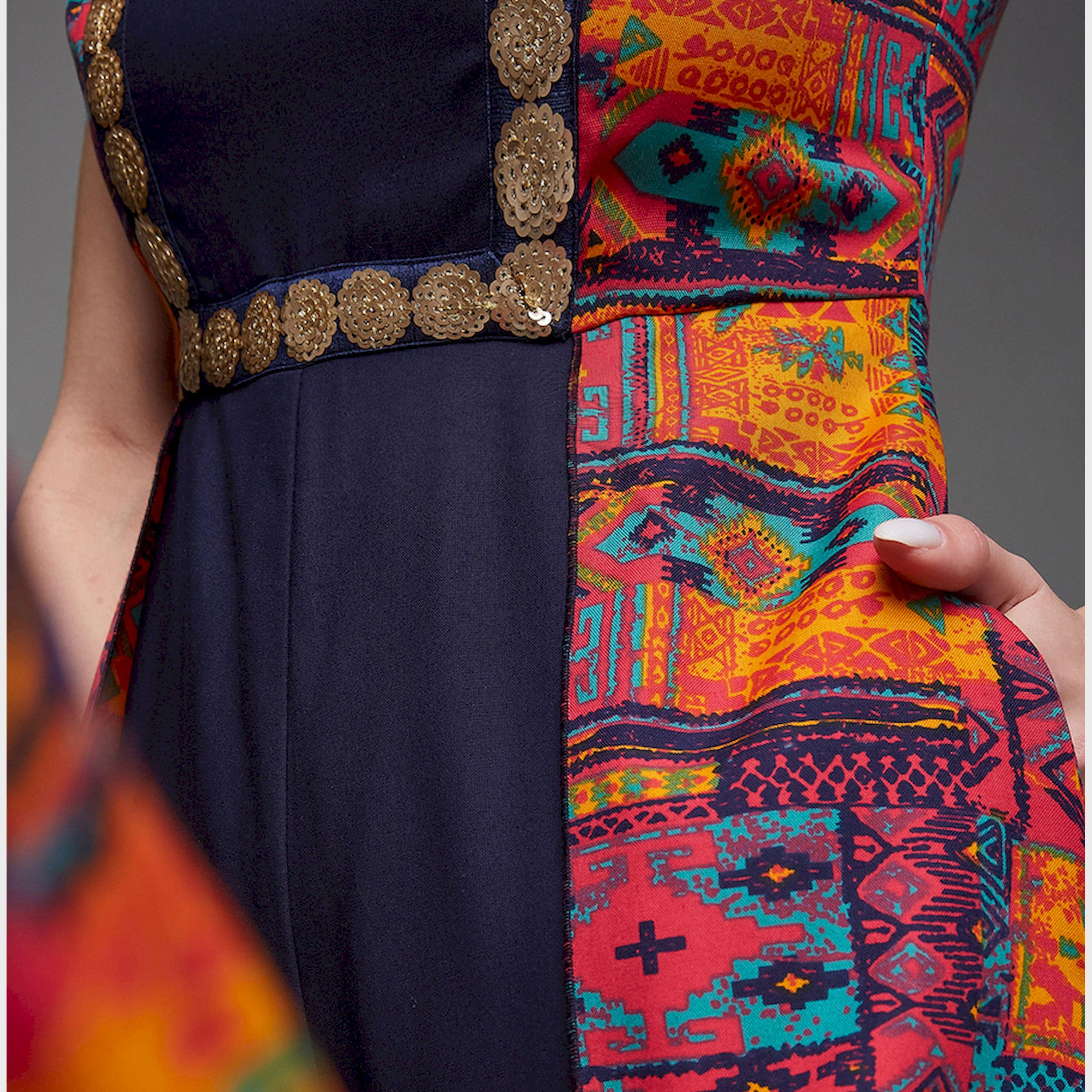 Styli Bohemian Printed Panel Wide Leg Keyhole Neck Jumpsuit-women-clothing-jumpsuits-image-3