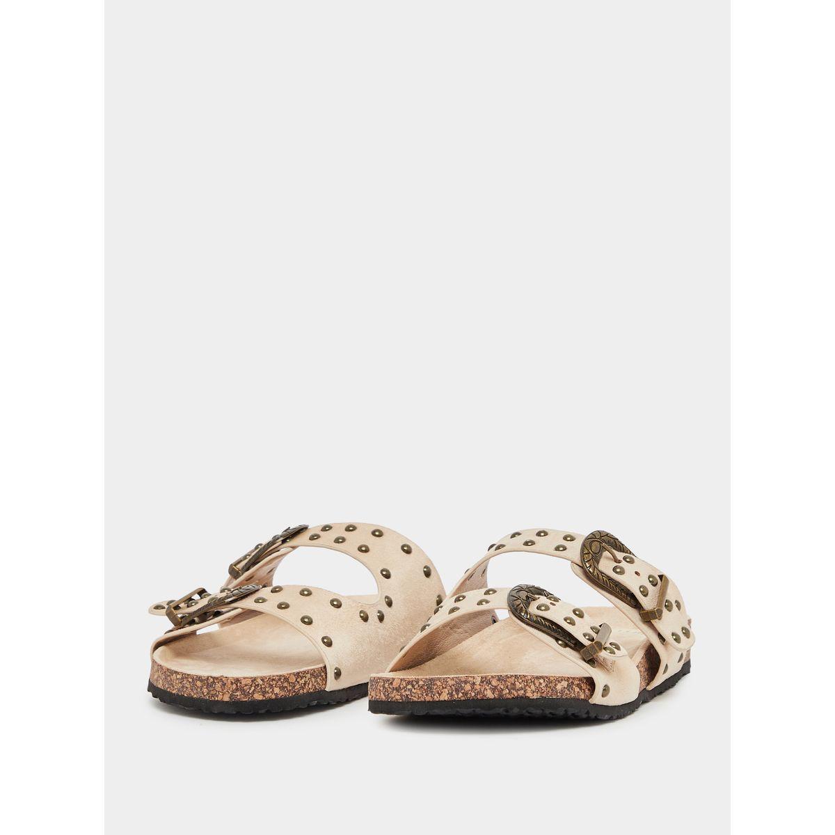 صندل سهل الارتداء بإبزيم غلق وأحجار مرصعة-women-shoes-sandals-flats-image-2