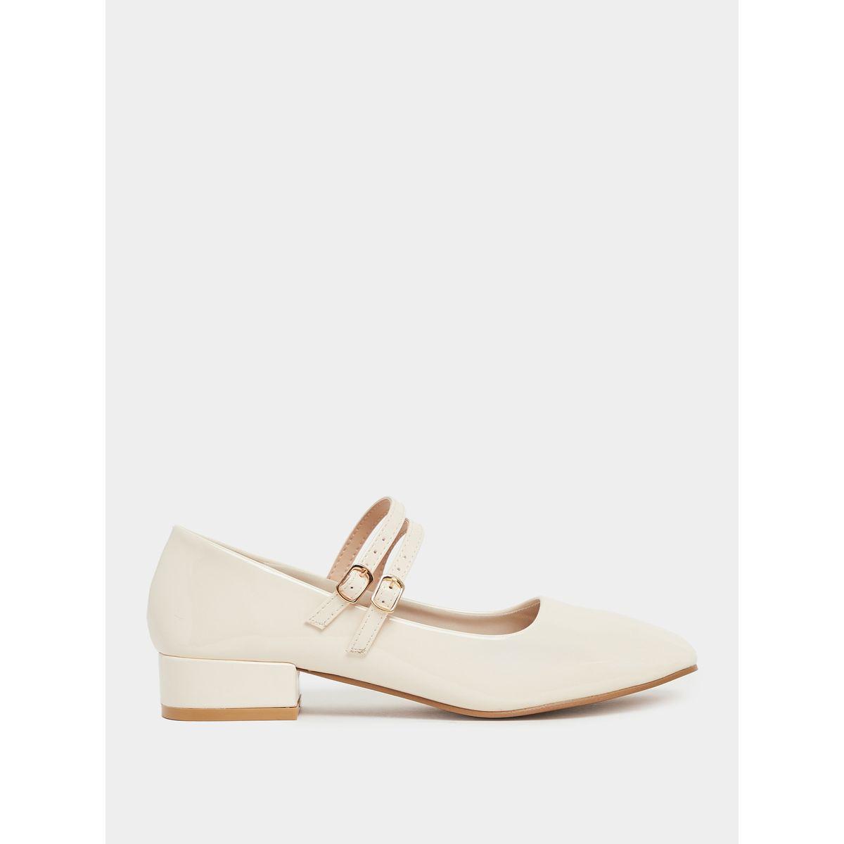 Styli Solid Double Strap Ballerina Shoes-women-shoes-heels-image-2
