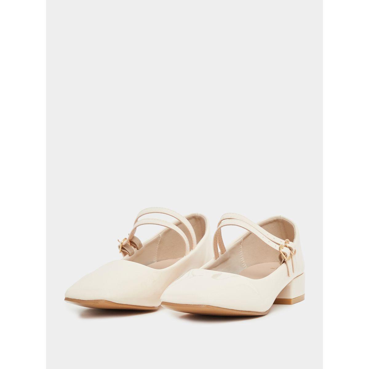 Styli Solid Double Strap Ballerina Shoes-women-shoes-heels-image-3