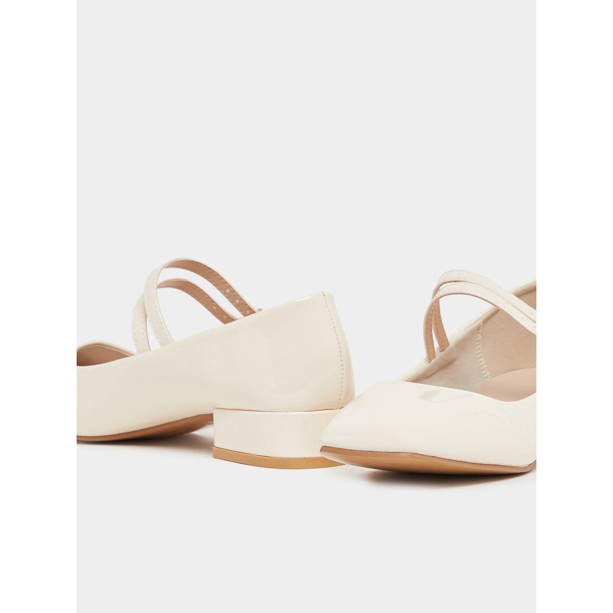 Styli Solid Double Strap Ballerina Shoes-women-shoes-heels-image-4