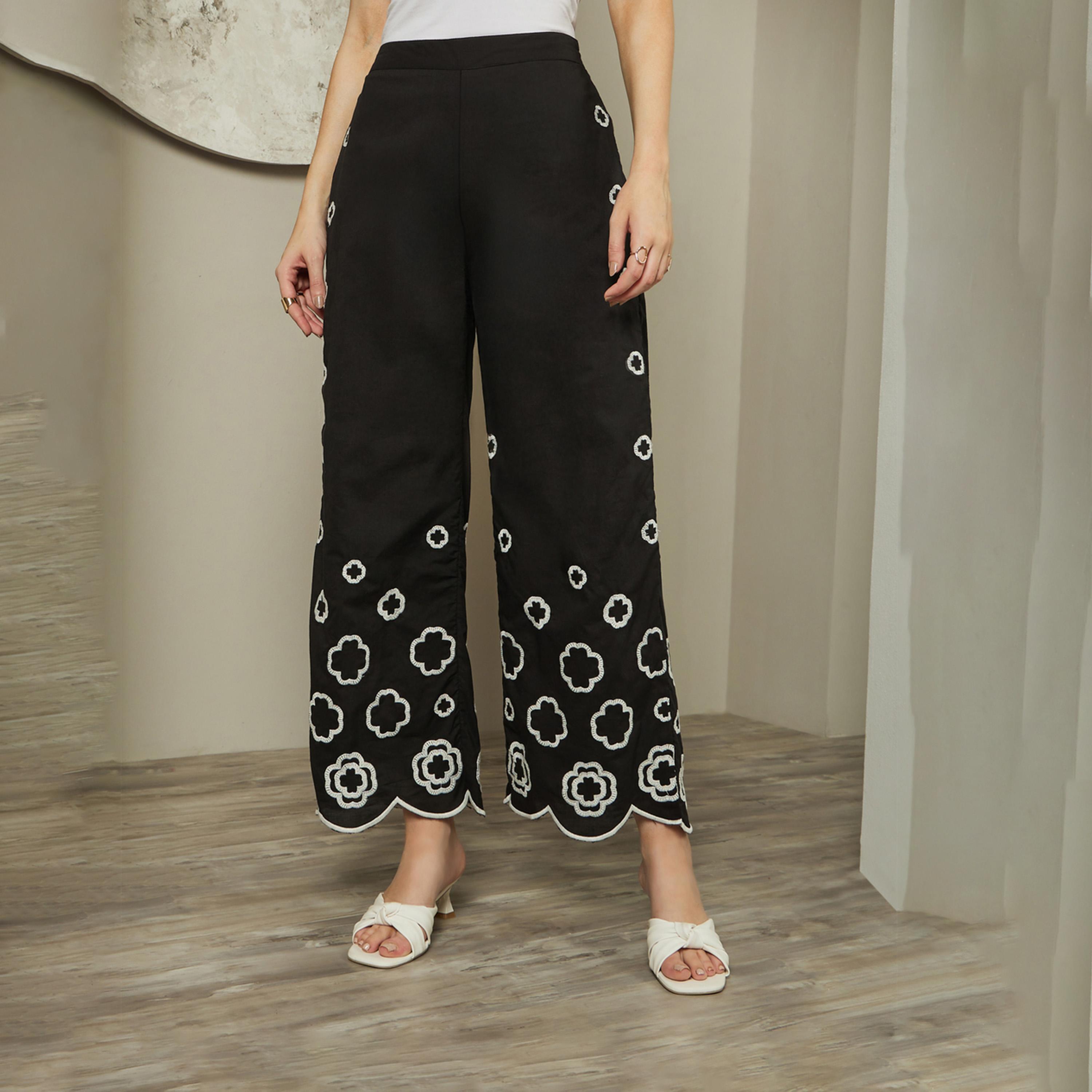 ستايلي - بنطال شيفلي واسع الساق-women-clothing-bottoms-trousers-image-2