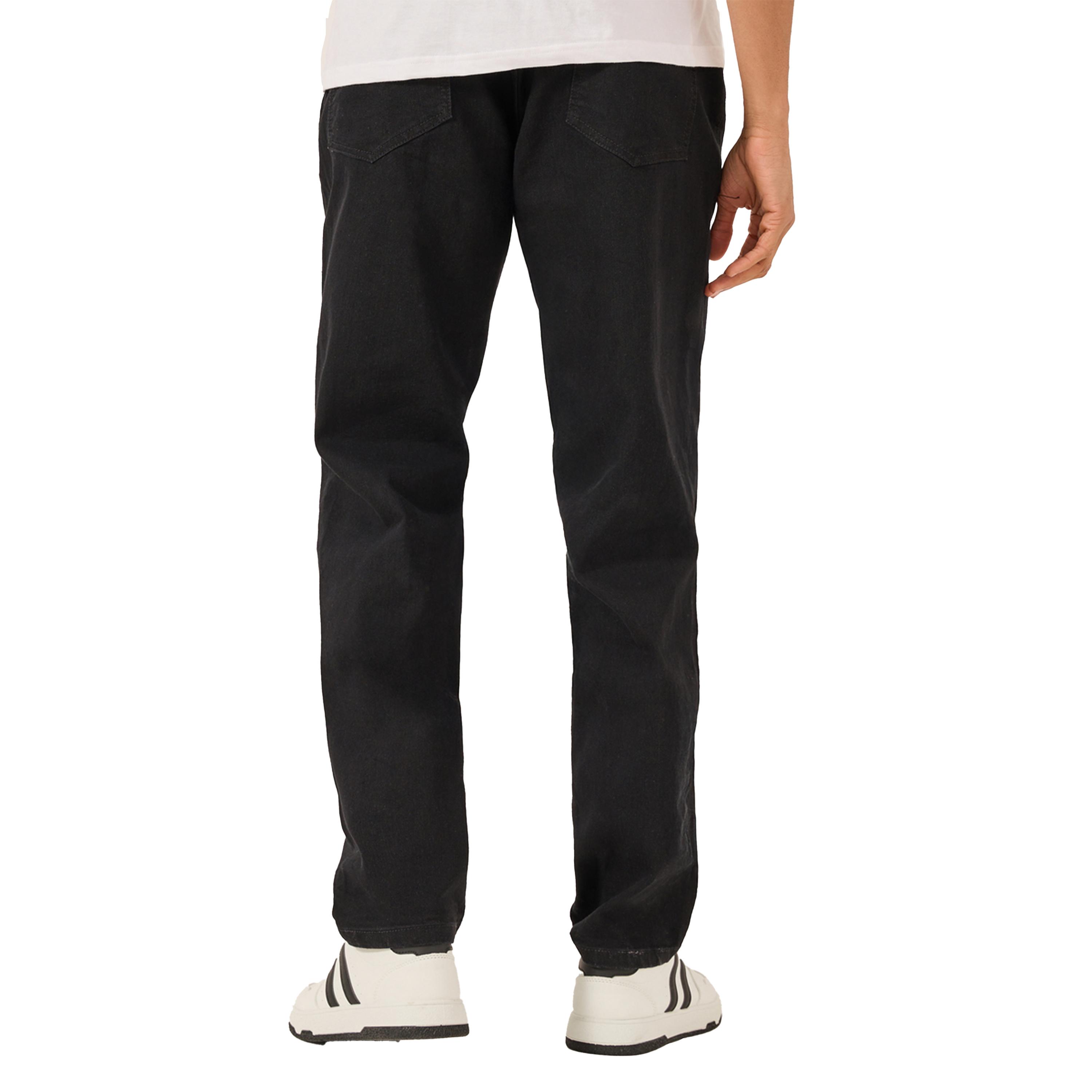 ستايلي - بنطال جينز بخصر متوسط الارتفاع بقصّة عادية قابلة للتمدد-men-clothing-bottoms-jeans-image-4