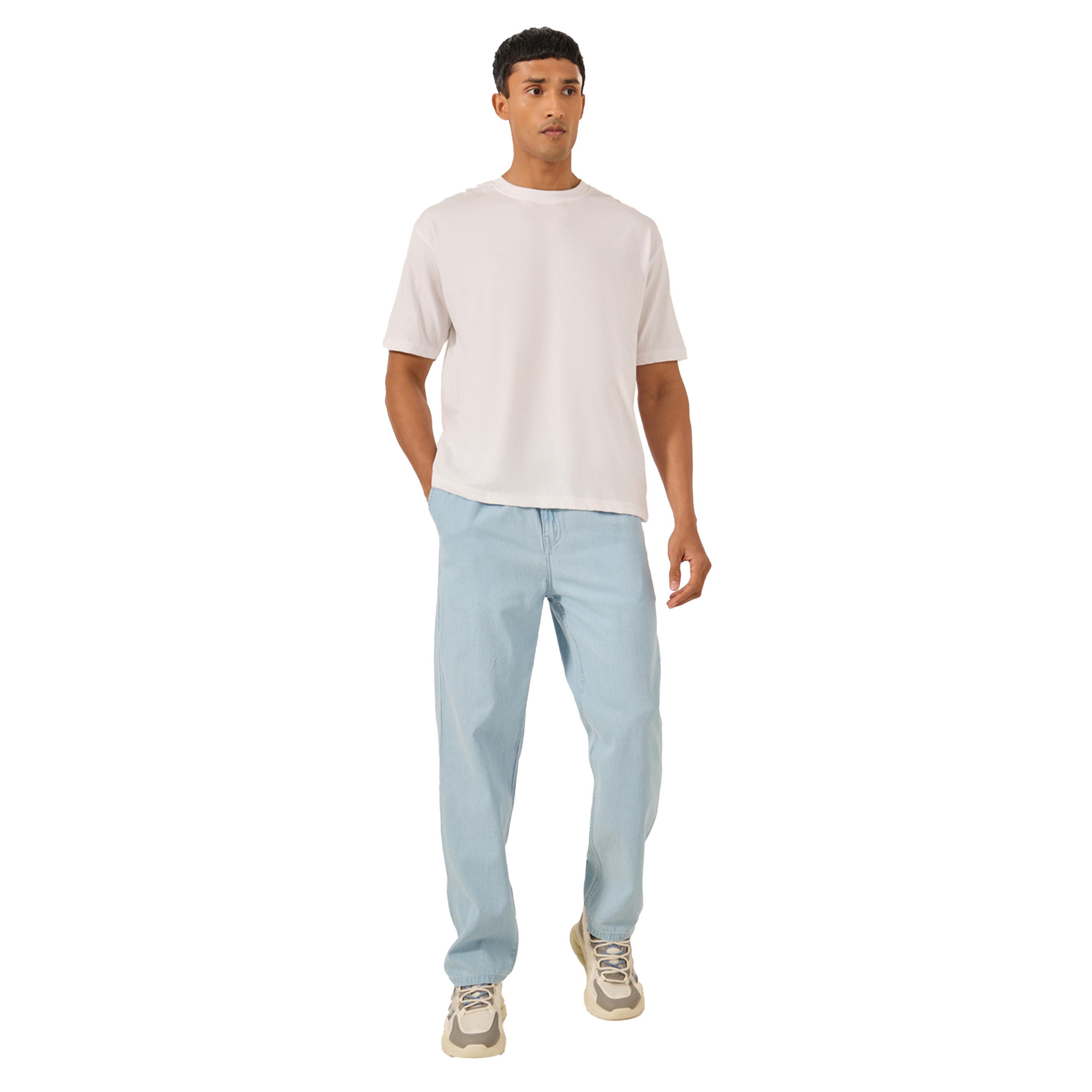 Styli Mid Rise Relaxed Fit Jeans with Drawstring-men-clothing-bottoms-jeans-image-2