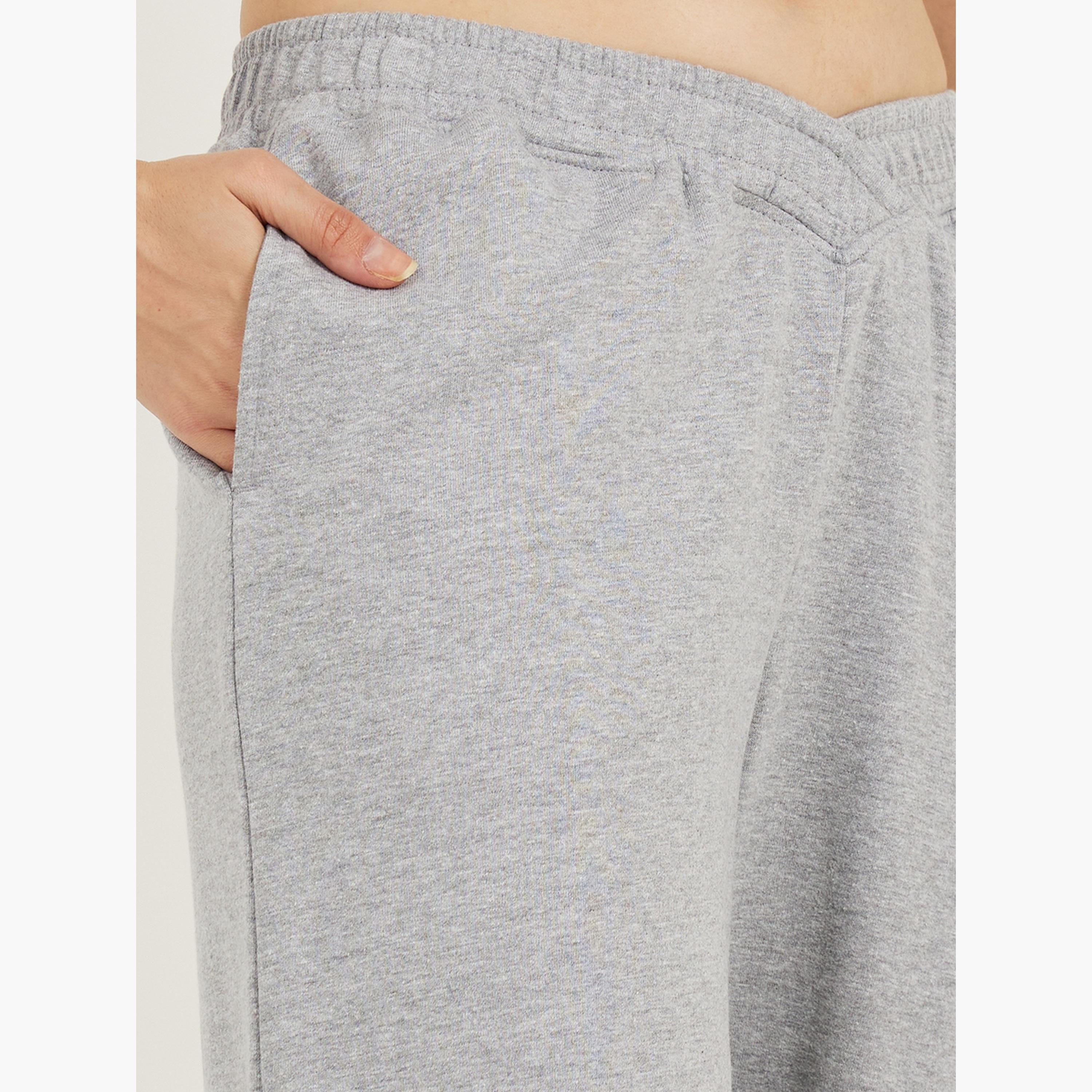 Styli High Rise Cross Waistband Tapered Leg Joggers-women-clothing-bottoms-joggers-image-3