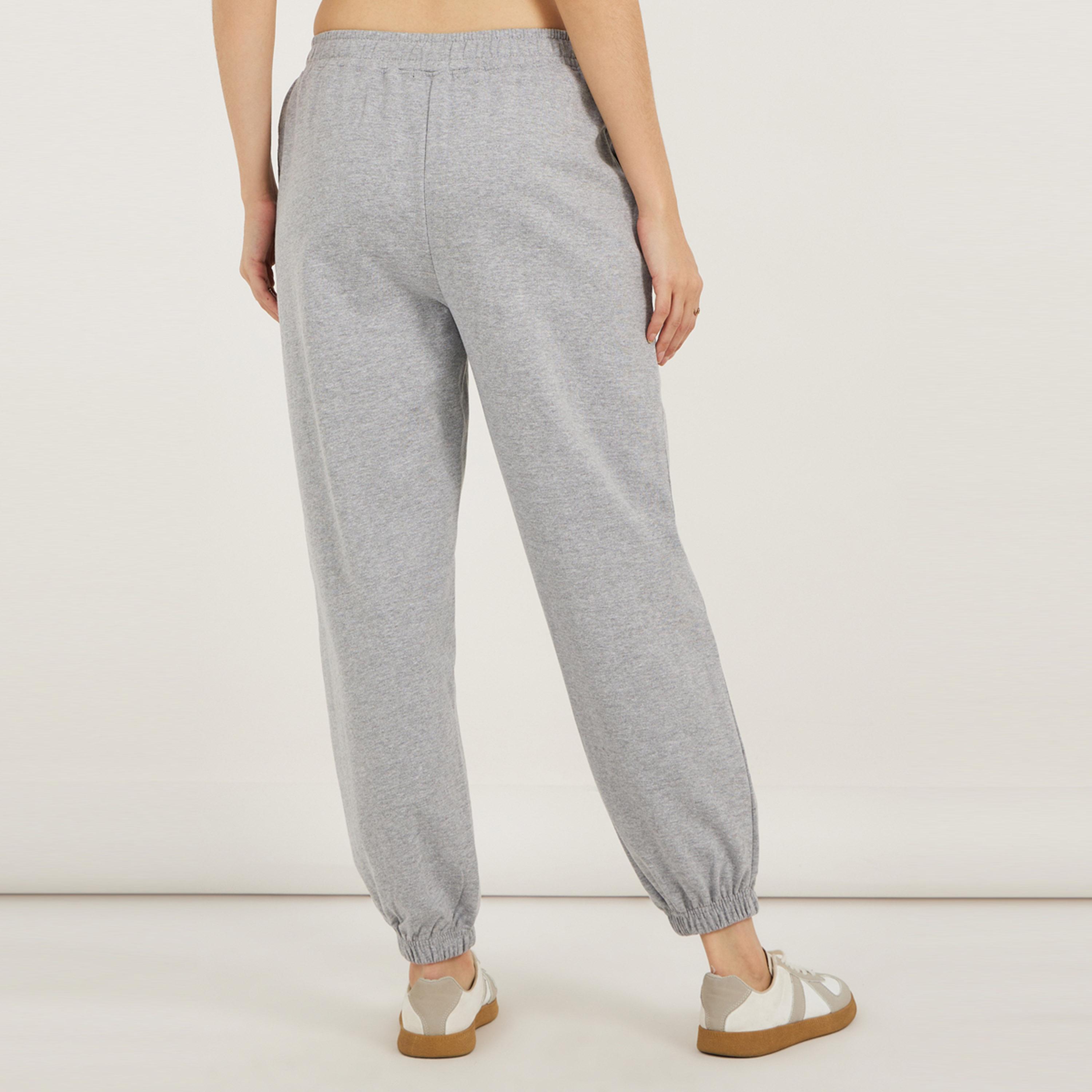 ستايلي - بنطال رياضي بخصر مرتفع متفاطع وساق مدببة-women-clothing-bottoms-joggers-image-4