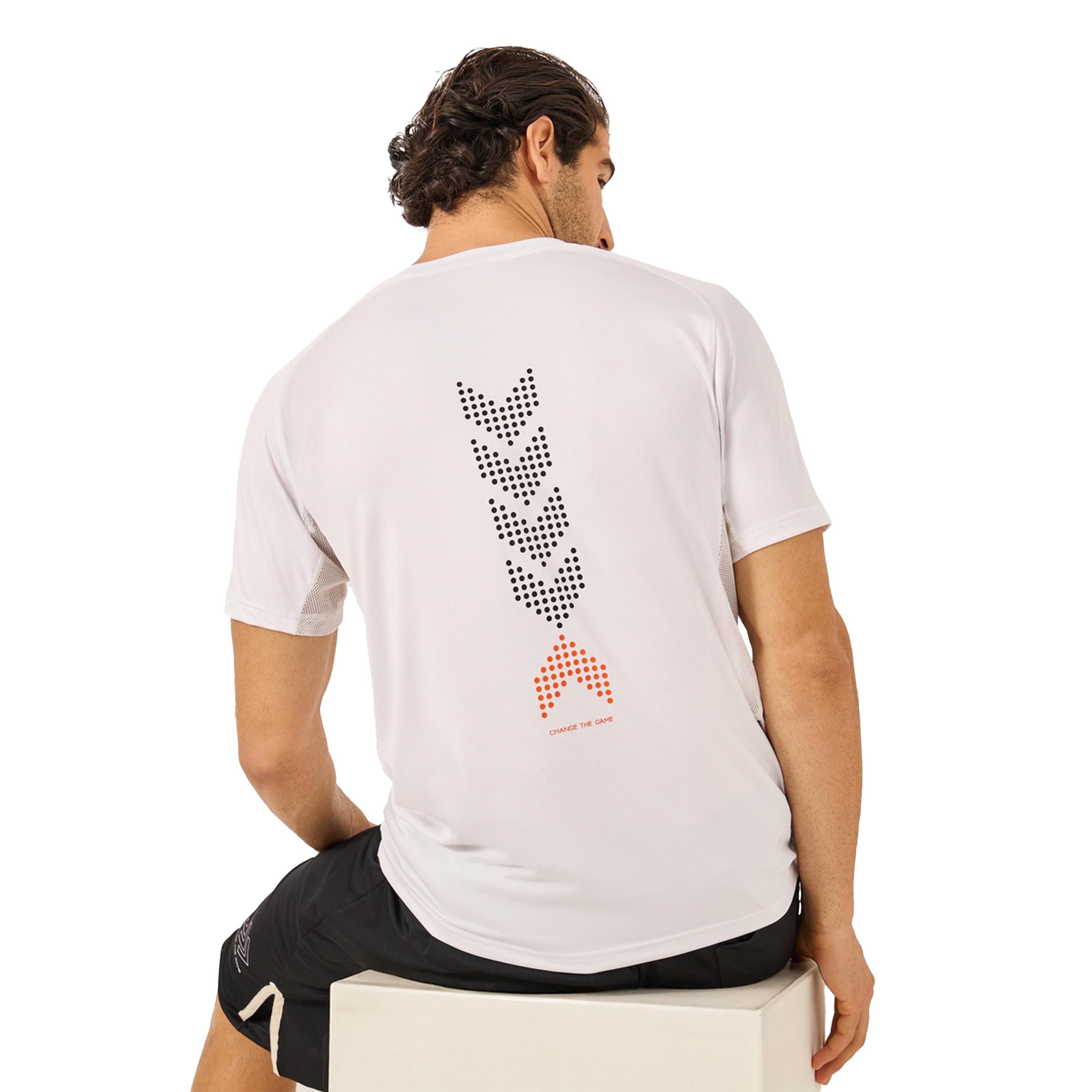 Styli Graphic Print Mesh Insert Raglan Sleeves Slim Fit T-Shirt-men-clothing-sportswearandactivewear-tshirtsandpolos-image-2