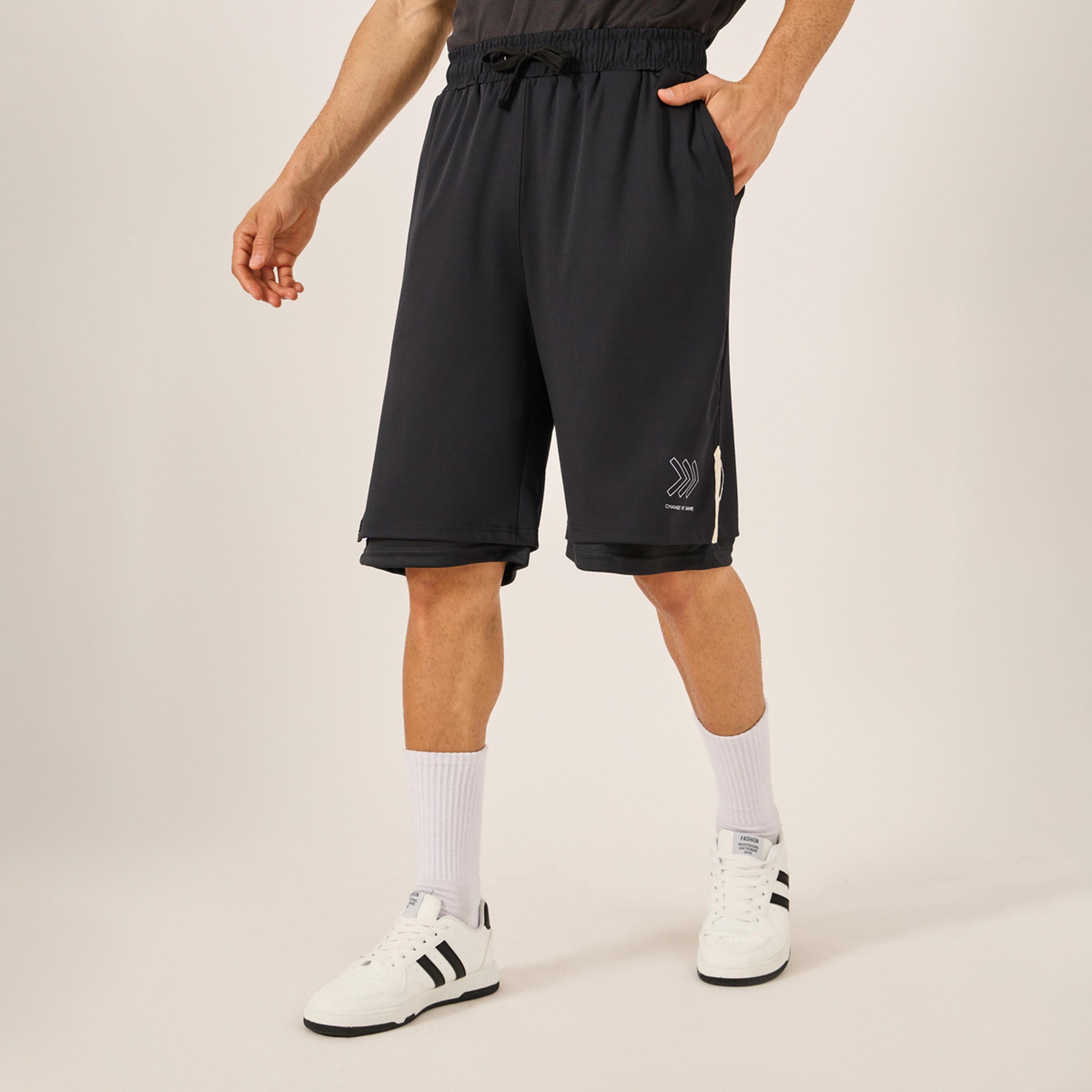 Styli Graphic Printed Oversized Dual Layered Shorts-men-clothing-sportswearandactivewear-bottoms-image-1