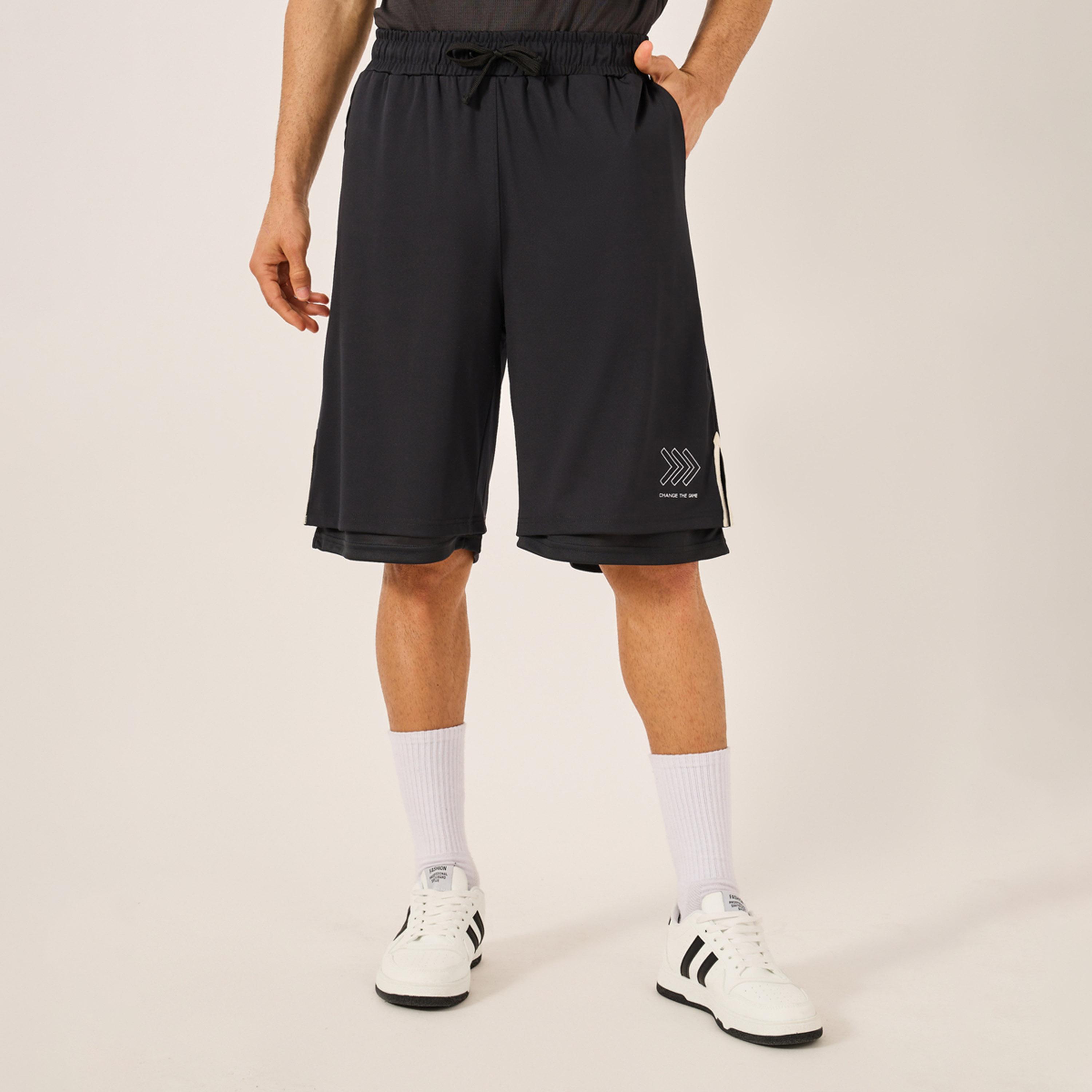 Styli Graphic Printed Oversized Dual Layered Shorts-men-clothing-sportswearandactivewear-bottoms-image-4