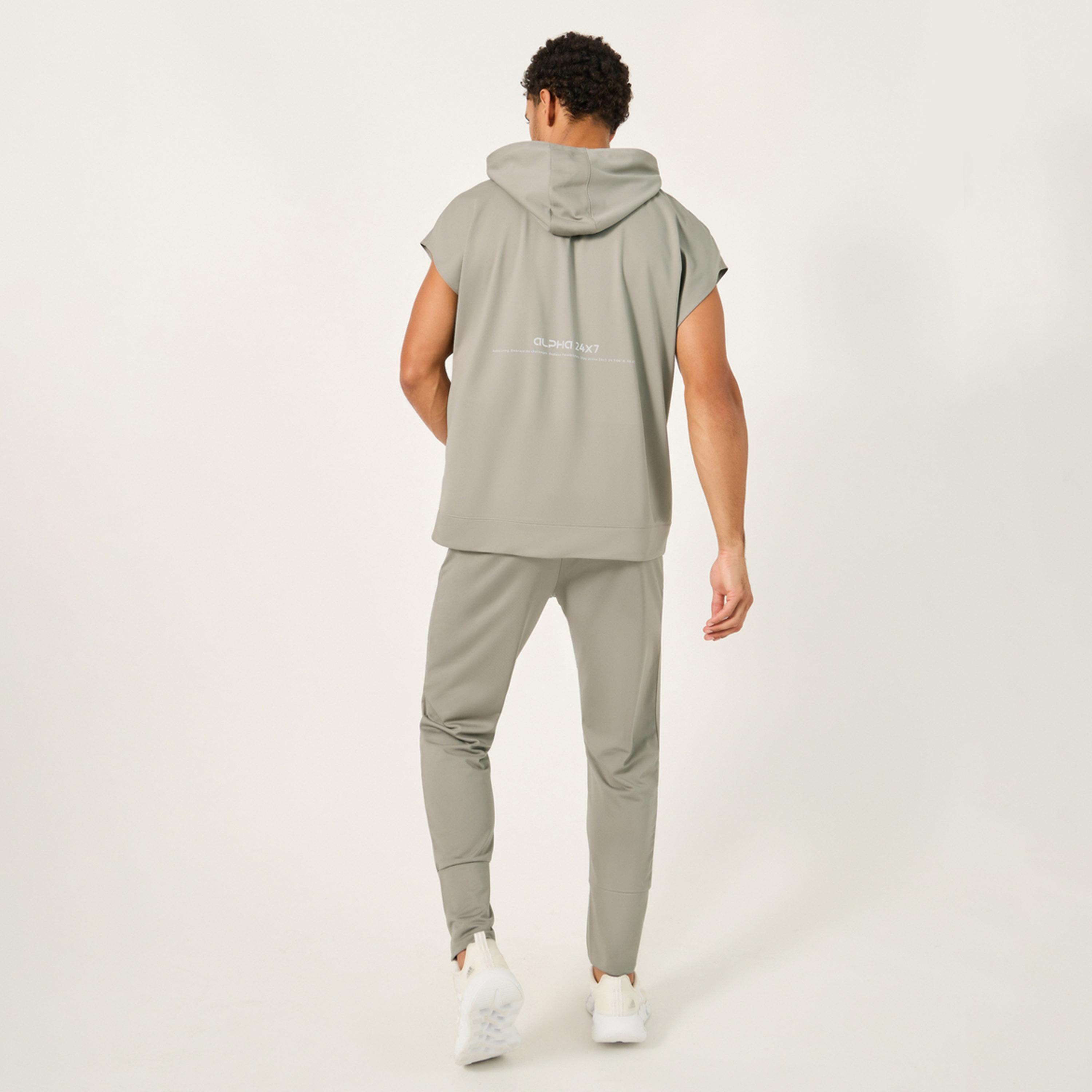 ستايلي - بنطال رياضي بقصة ضيقة بطبعة بسيطة-men-clothing-sportswearandactivewear-bottoms-image-4