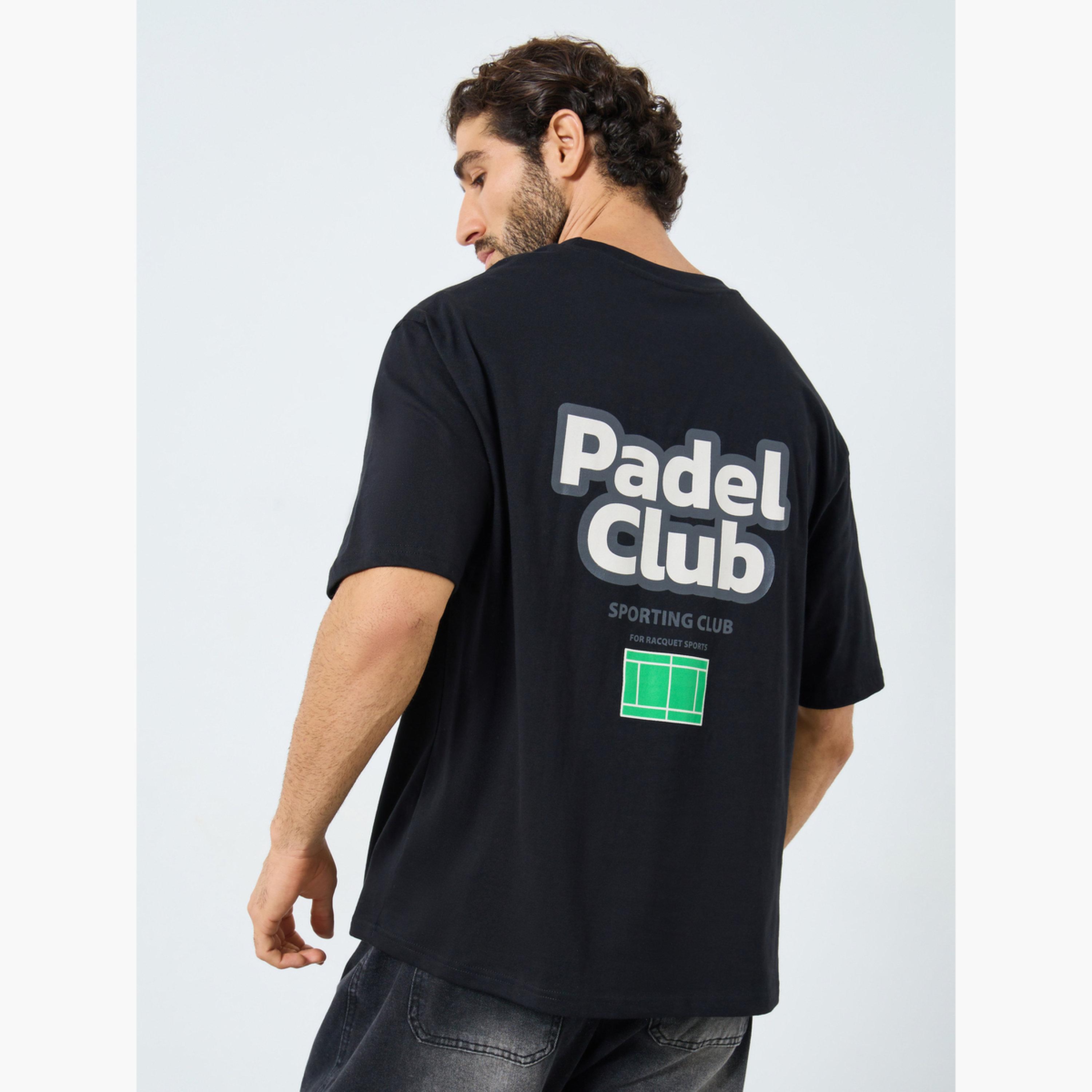 Styli Men Black Graphic Oversized T-Shirt-men-clothing-tshirtsandpolos-tshirts-image-3