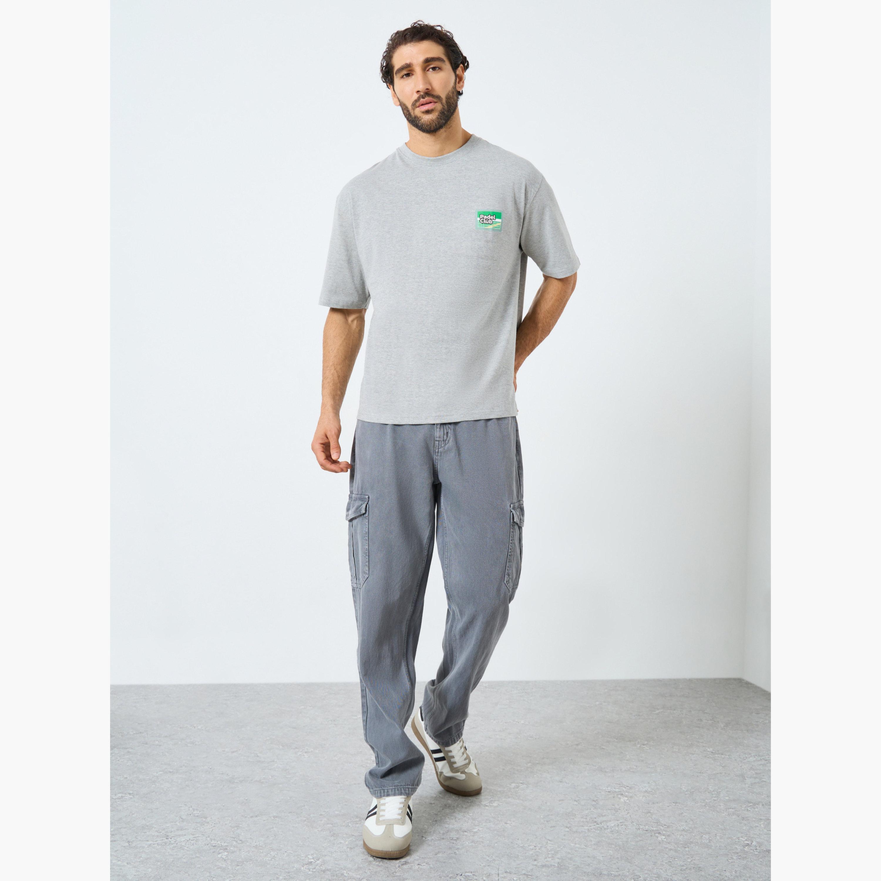 Styli Men Oversized Jersey T-Shirt with Retro Court Graphic-men-clothing-tshirtsandpolos-tshirts-image-2