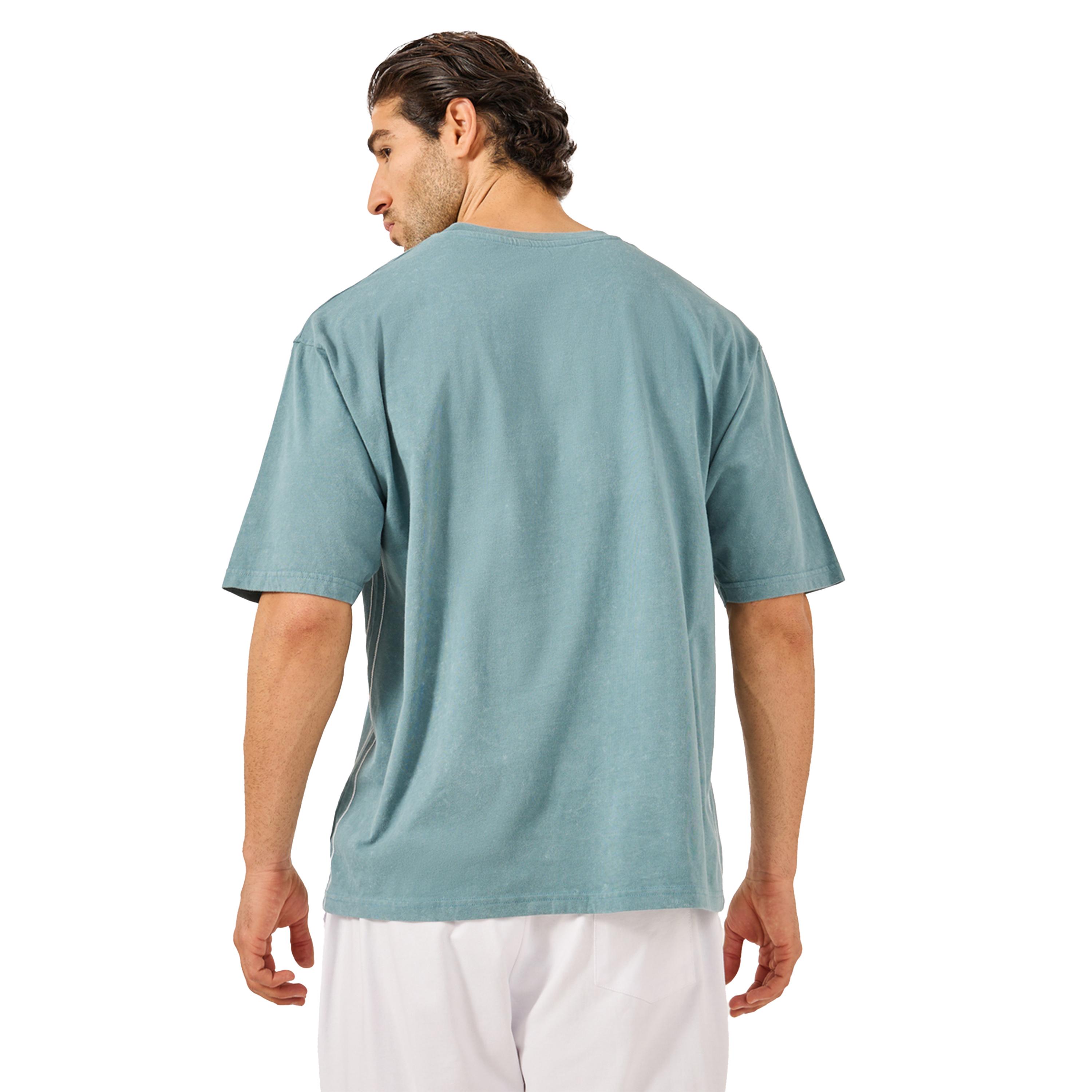 Styli Acid Washed Oversized T-Shirt with Contrast Embroidery-men-clothing-tshirtsandpolos-tshirts-image-4