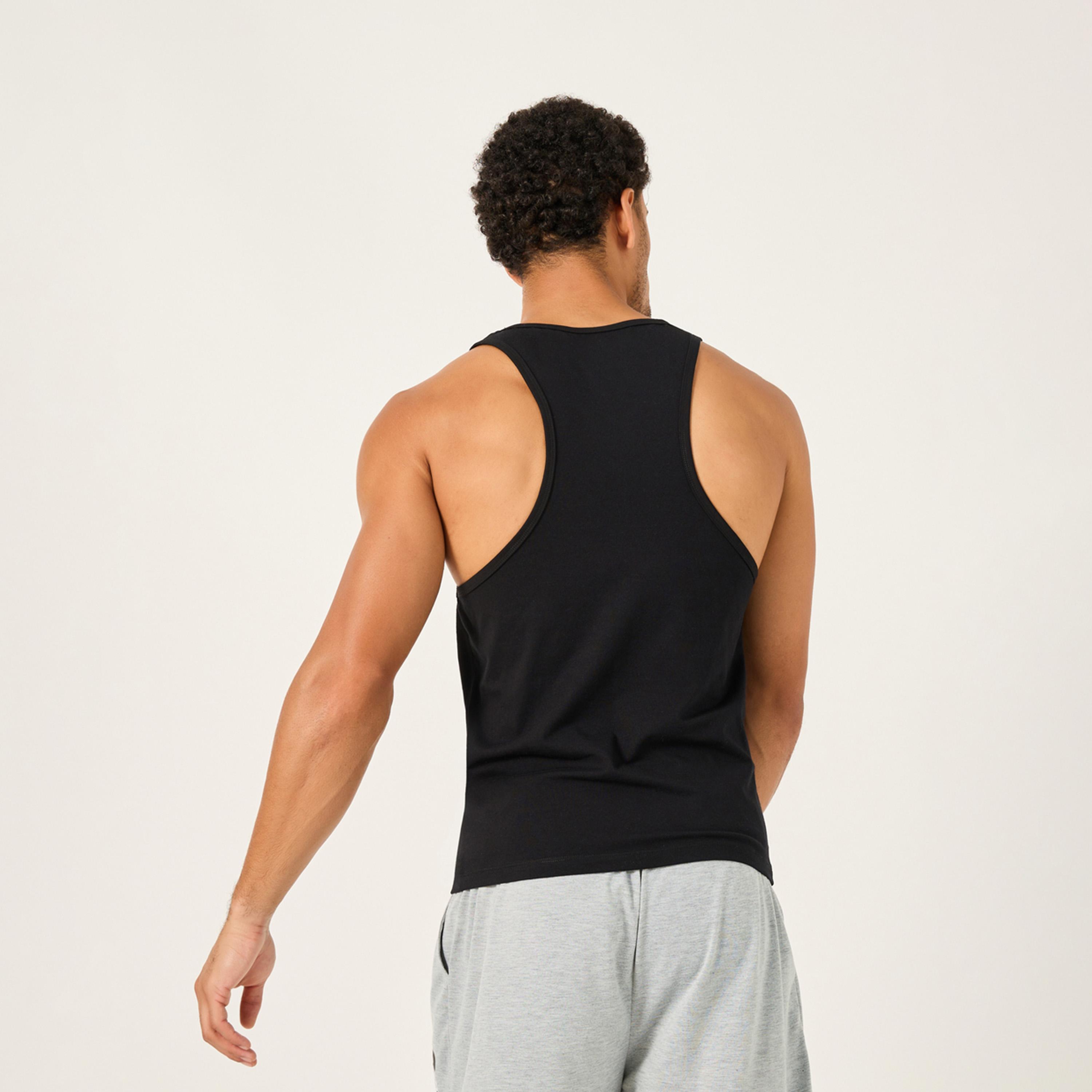 ستايلي - أنوايند طقم قطعتين - سترة من القطن المرن بفتحة رقبة دائرية-men-clothing-tshirtsandpolos-tshirts-image-5