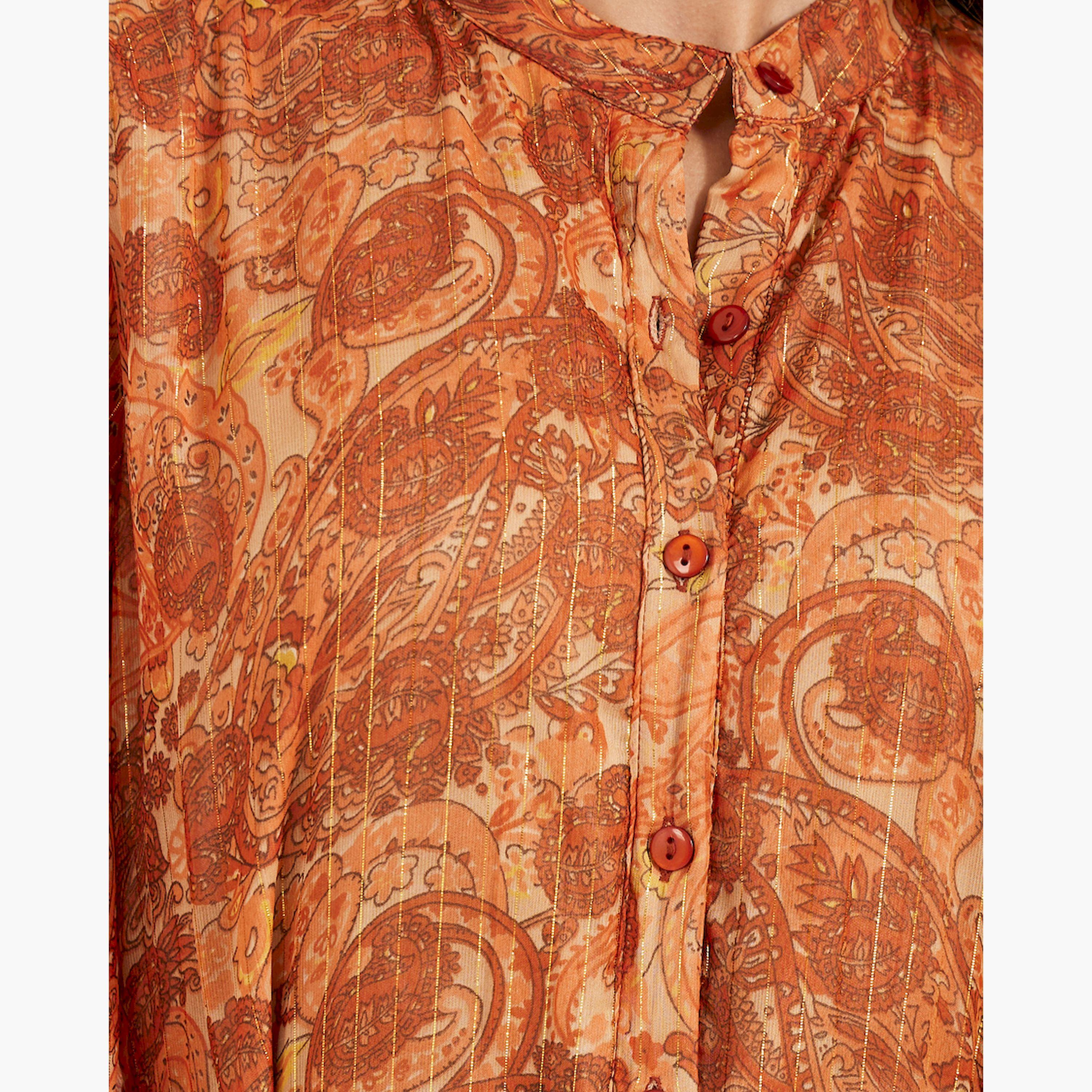 Styli Paisley Printed Tiered Shirt Maxi Dress-women-clothing-dresses-image-4
