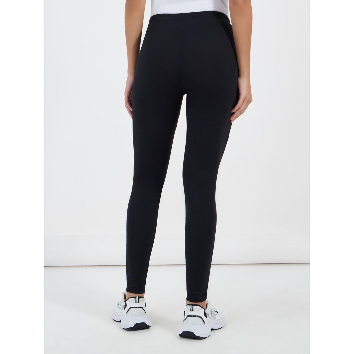 Styli Solid High Rise Leggings with Drawstring-women-clothing-bottoms-leggings-image-4