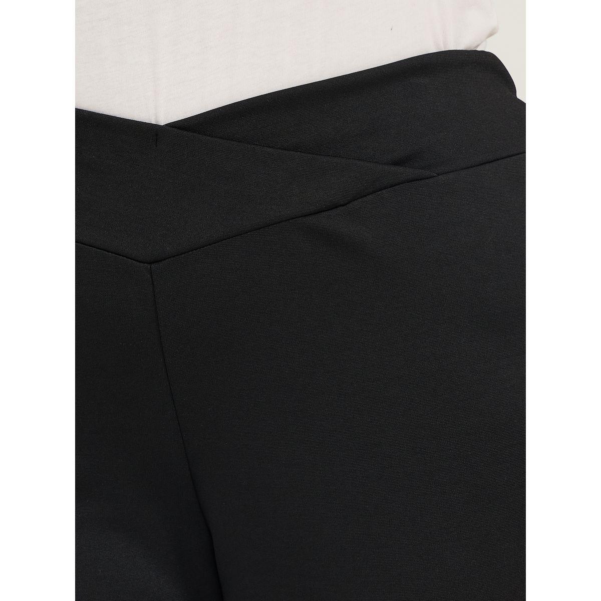 بنطال واسع بمقاس كبير وخصر بنمط كروس-women-clothing-bottoms-trousers-image-3
