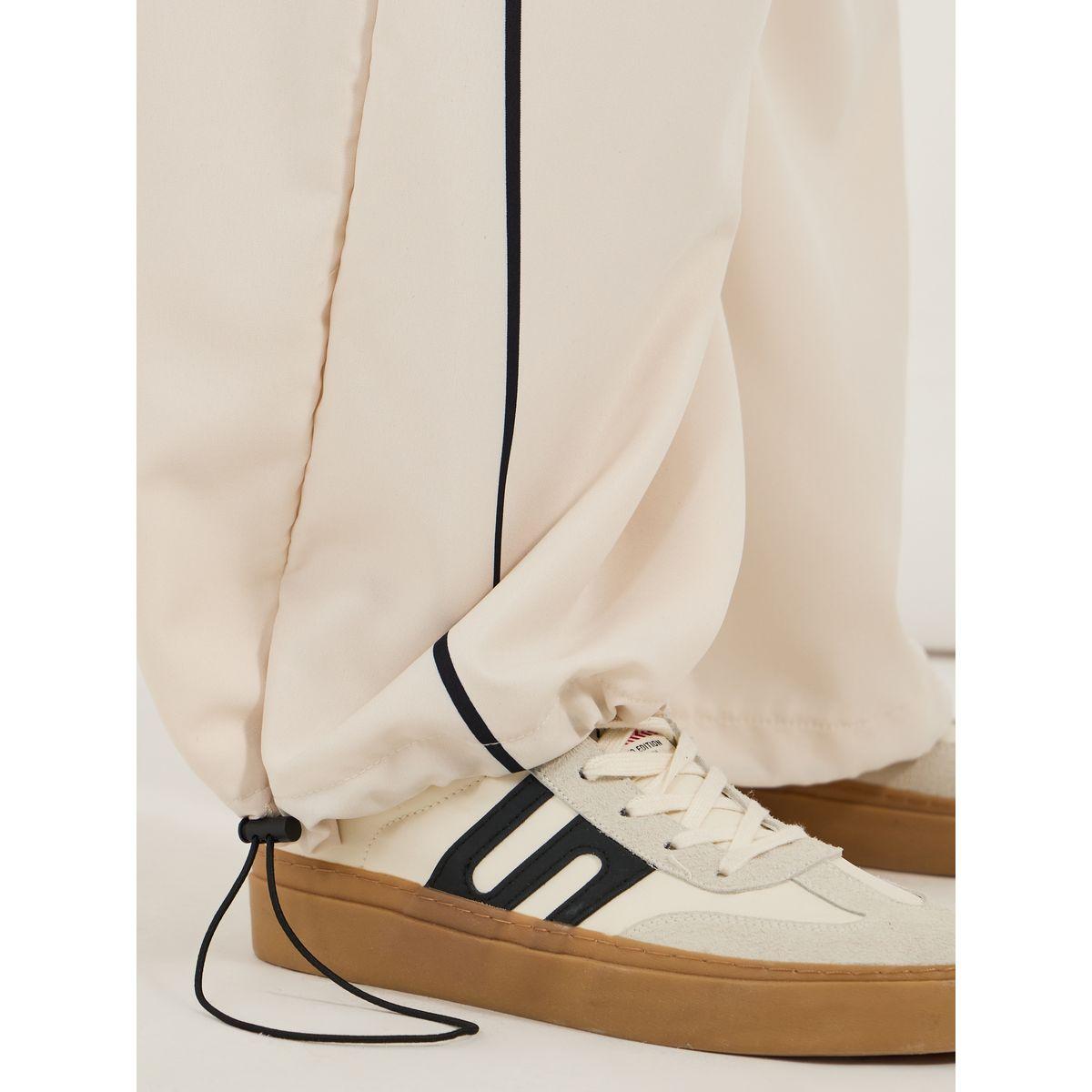 بنطال بمقاس كبير وخصر متوسط مع أربطة-women-clothing-bottoms-trousers-image-4