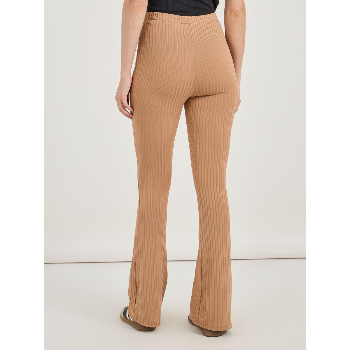 Styli Fit & Flare Textured Joggers with Elasticated Waistband-women-clothing-bottoms-joggers-image-4