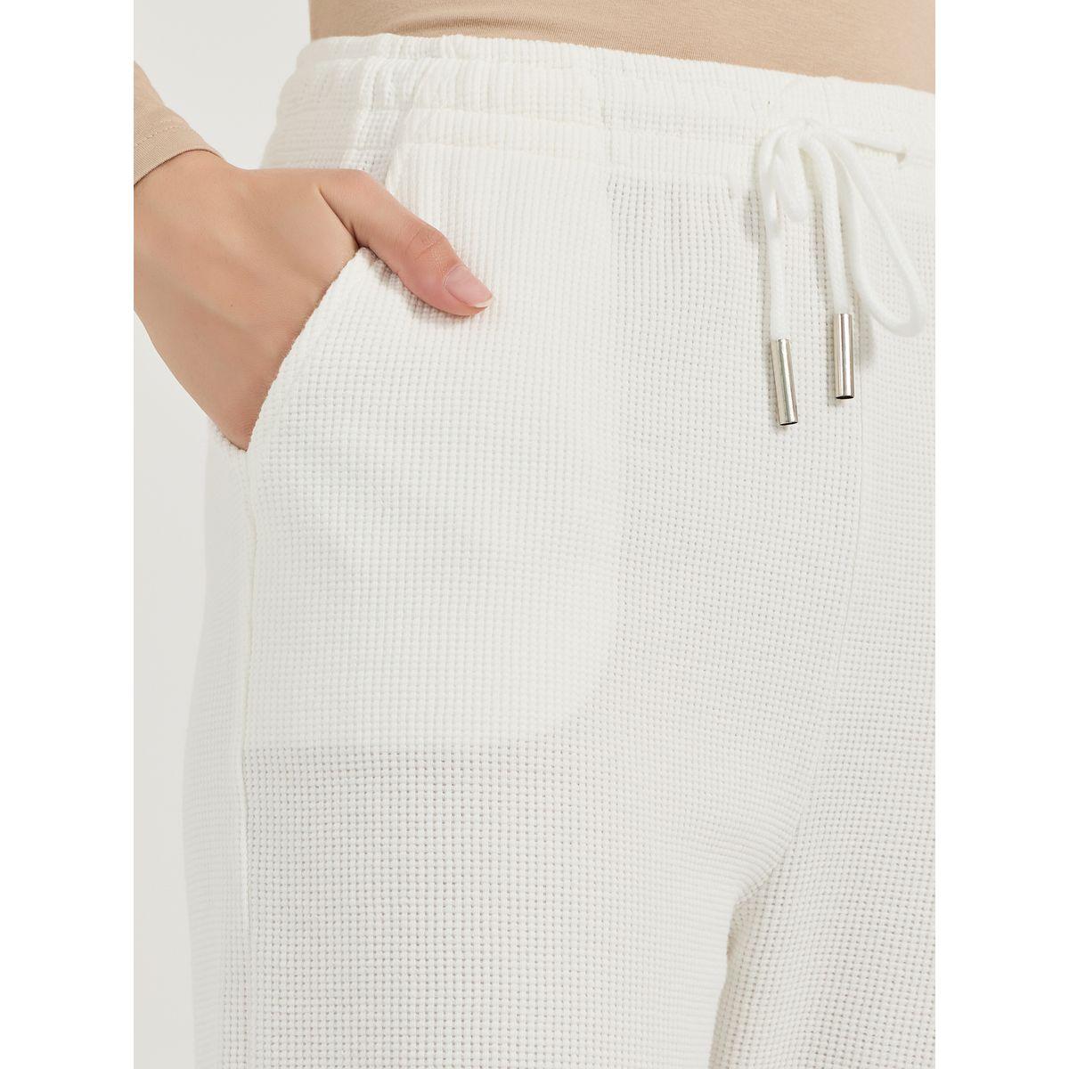Styli High Rise Elasticated Waistband Cuffed Joggers with Drawstring-women-clothing-bottoms-joggers-image-3