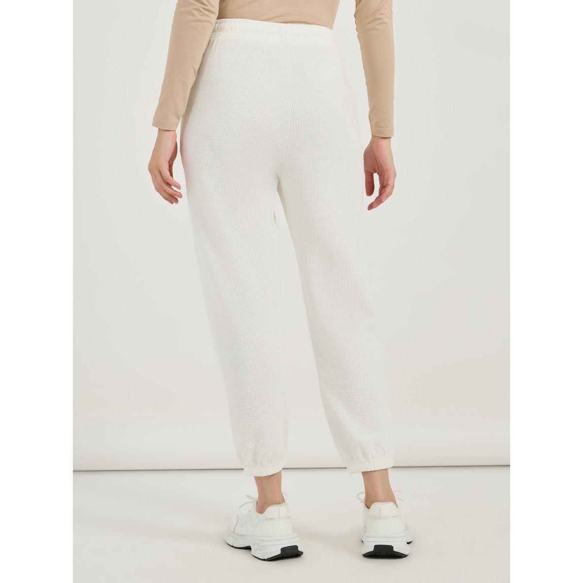 Styli High Rise Elasticated Waistband Cuffed Joggers with Drawstring-women-clothing-bottoms-joggers-image-4