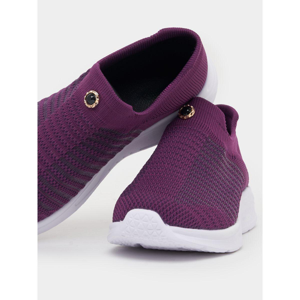 حذاء سنيكرز سهل الارتداء بتفاصيل شبكية-women-shoes-sneakers-image-3