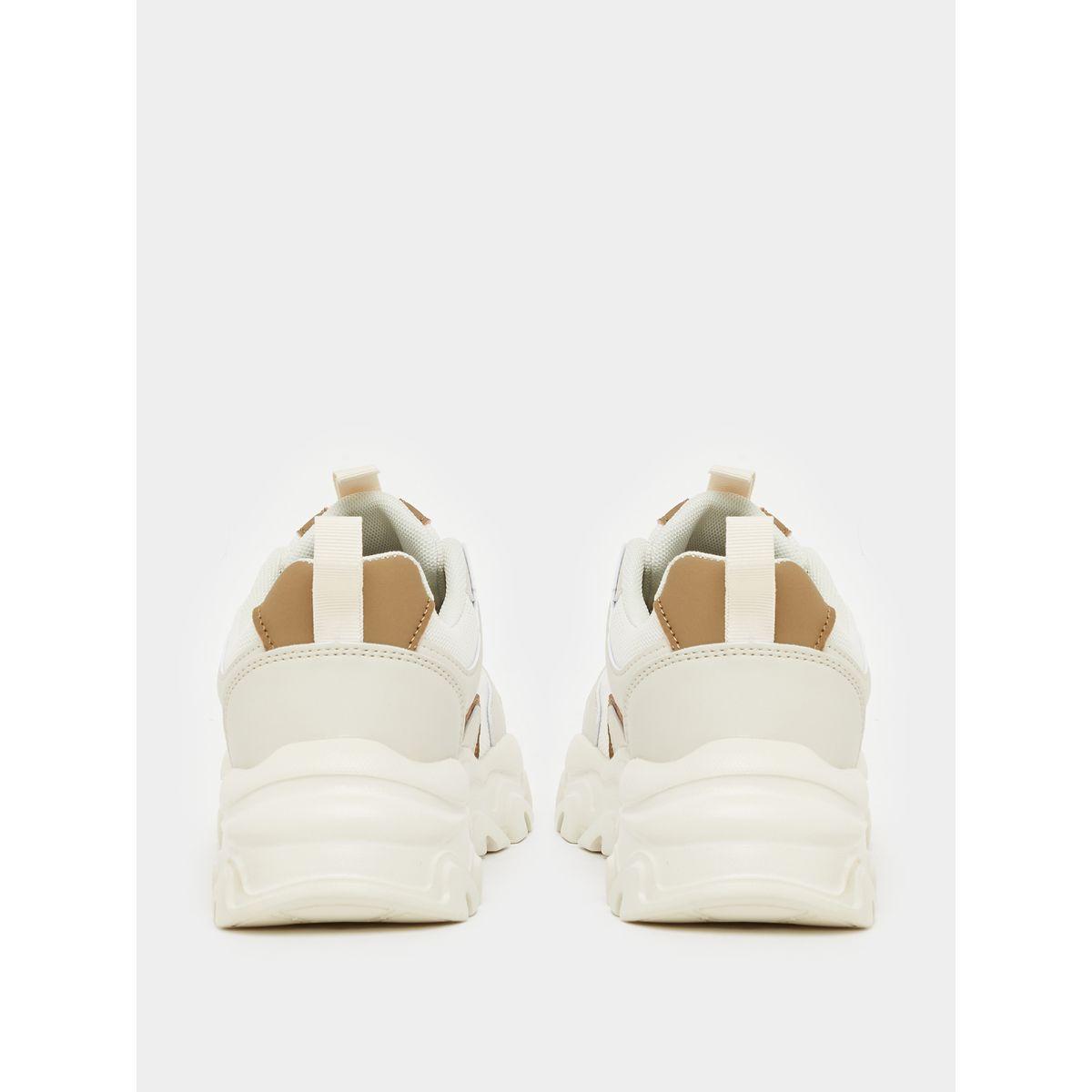 Styli Panelled Mesh Chunky Sole Sneakers-women-shoes-sneakers-image-5