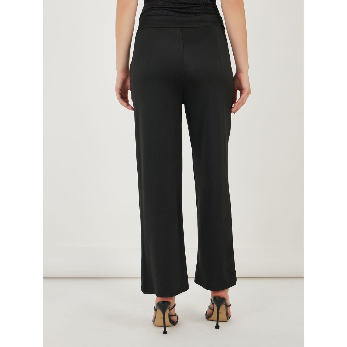 Pintuck Detail Straight Fit Pants-women-clothing-bottoms-trousers-image-4