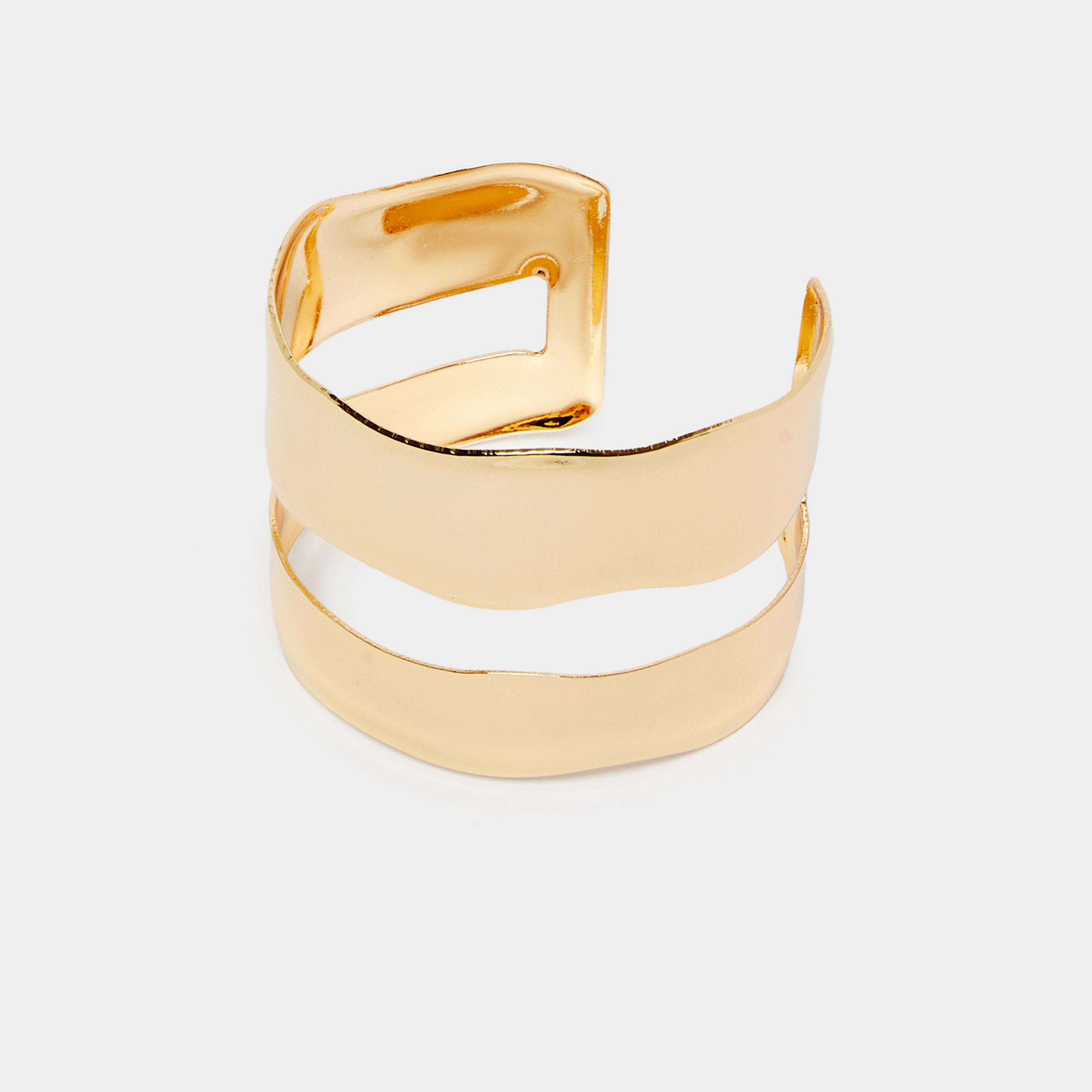 ستايلي - اسوارة مفتوحة بتفاصيل مقصوصة-women-watchesandjewellery-jewellery-banglesandbracelets-image-2