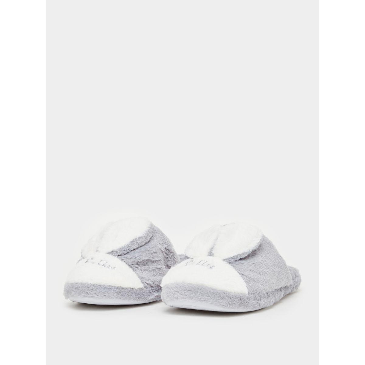 شبشب غرفة نوم مزين بأذنين أرنب-women-shoes-bedroomslippers-image-3