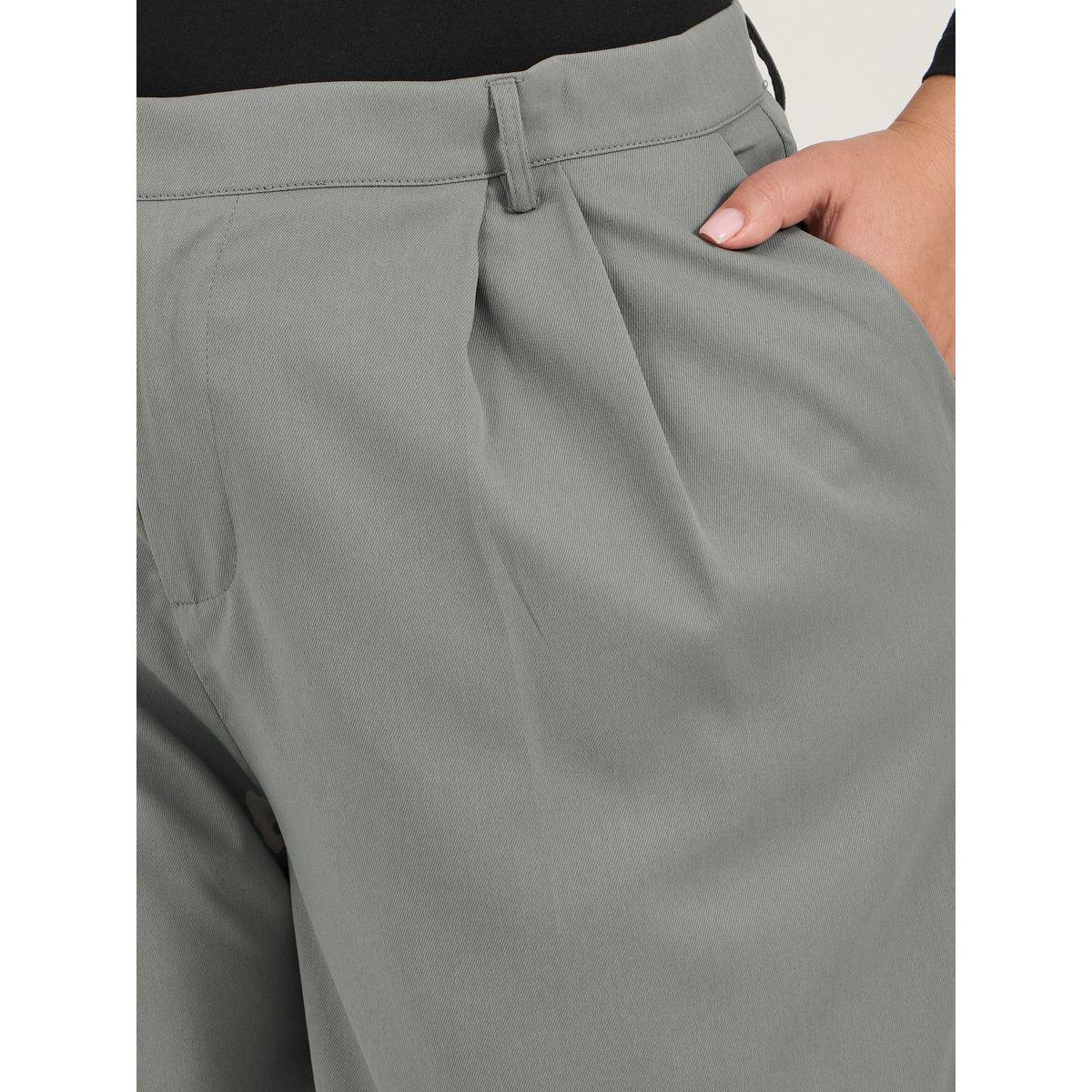 بنطال سادة بمقاس كبير وأرجل واسعة-women-clothing-bottoms-trousers-image-3