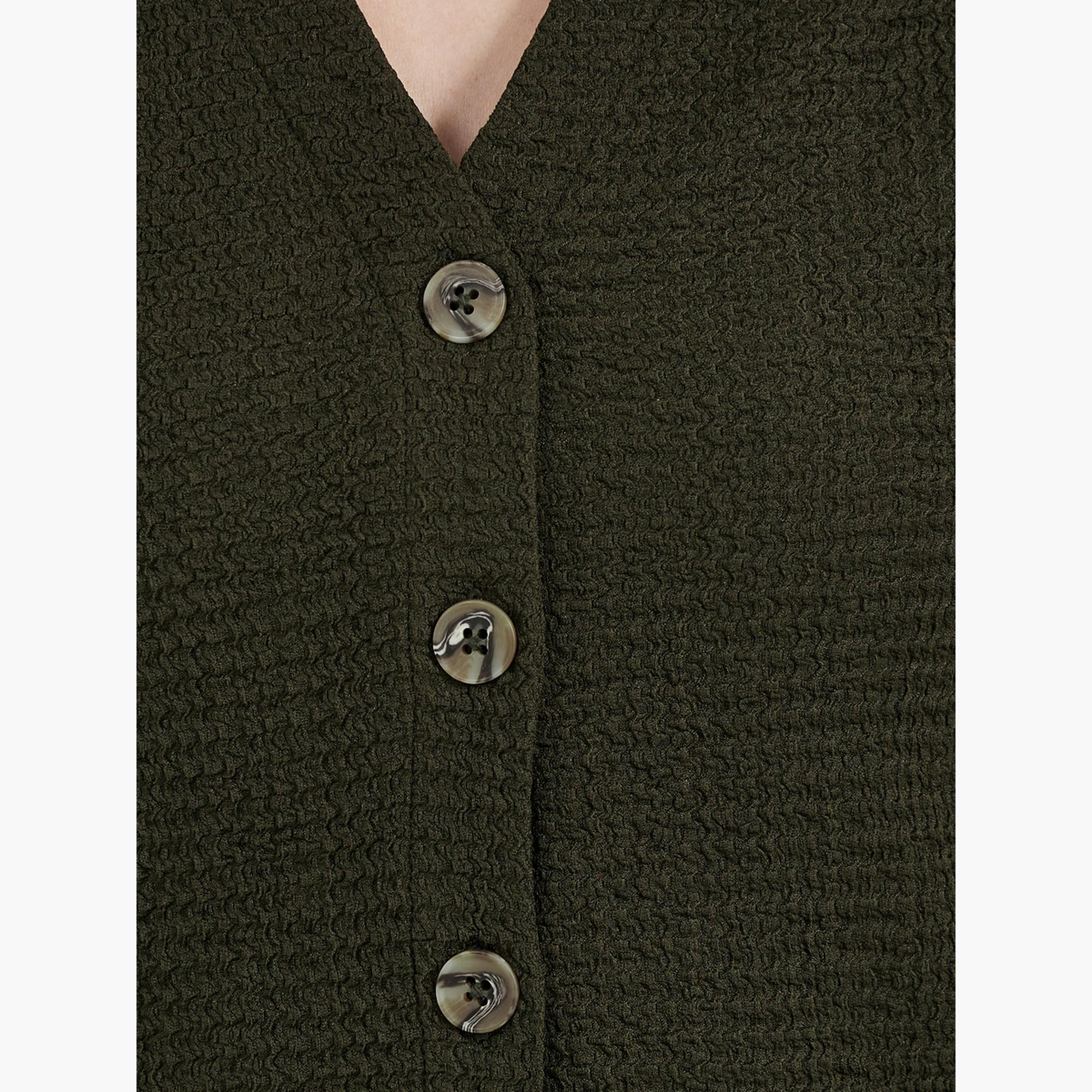 ستايلي - سترة منقوشة مع أزرار-women-clothing-coatsandjackets-waistcoats-image-4