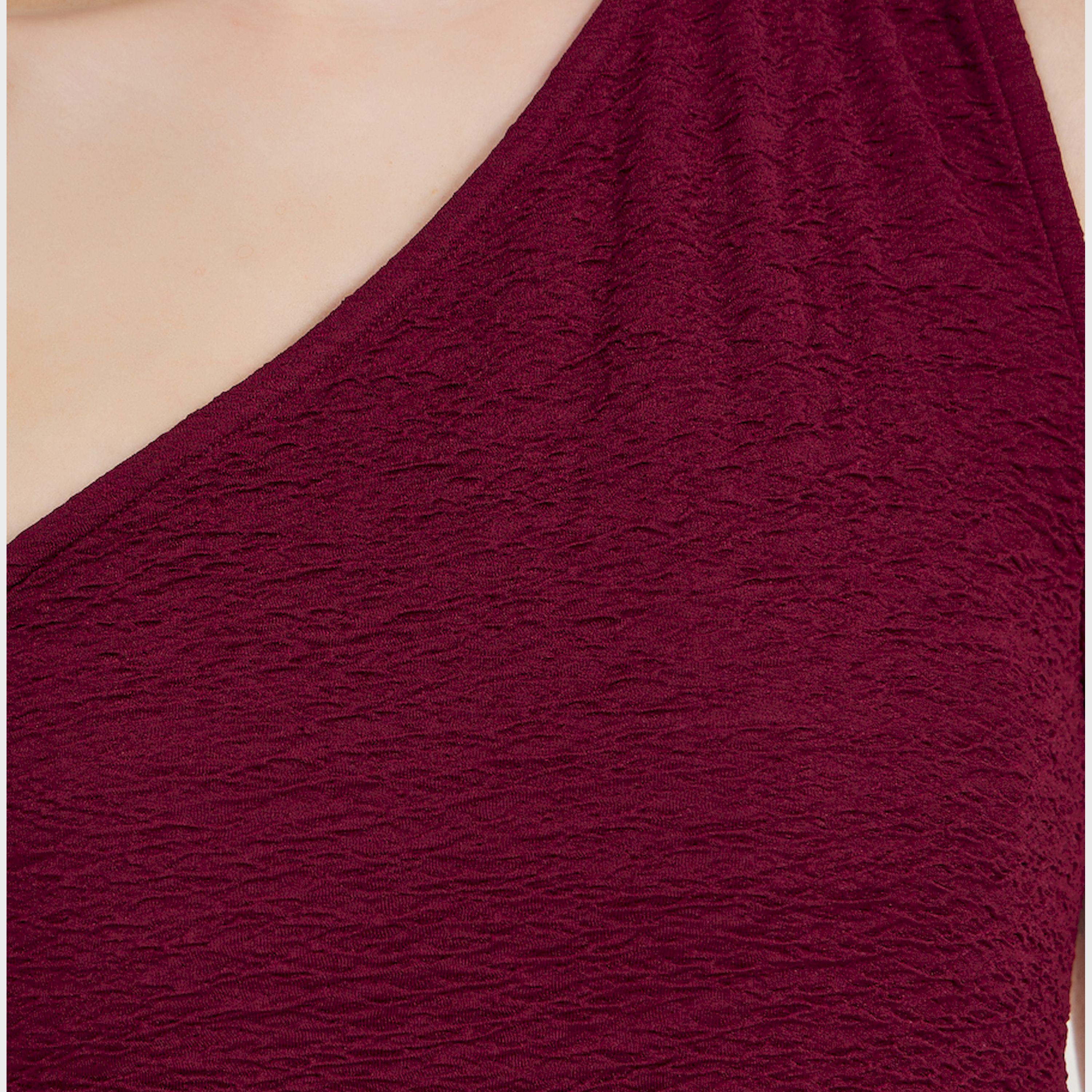 Styli Textured Knit One Shoulder Top-women-clothing-tshirts-image-4