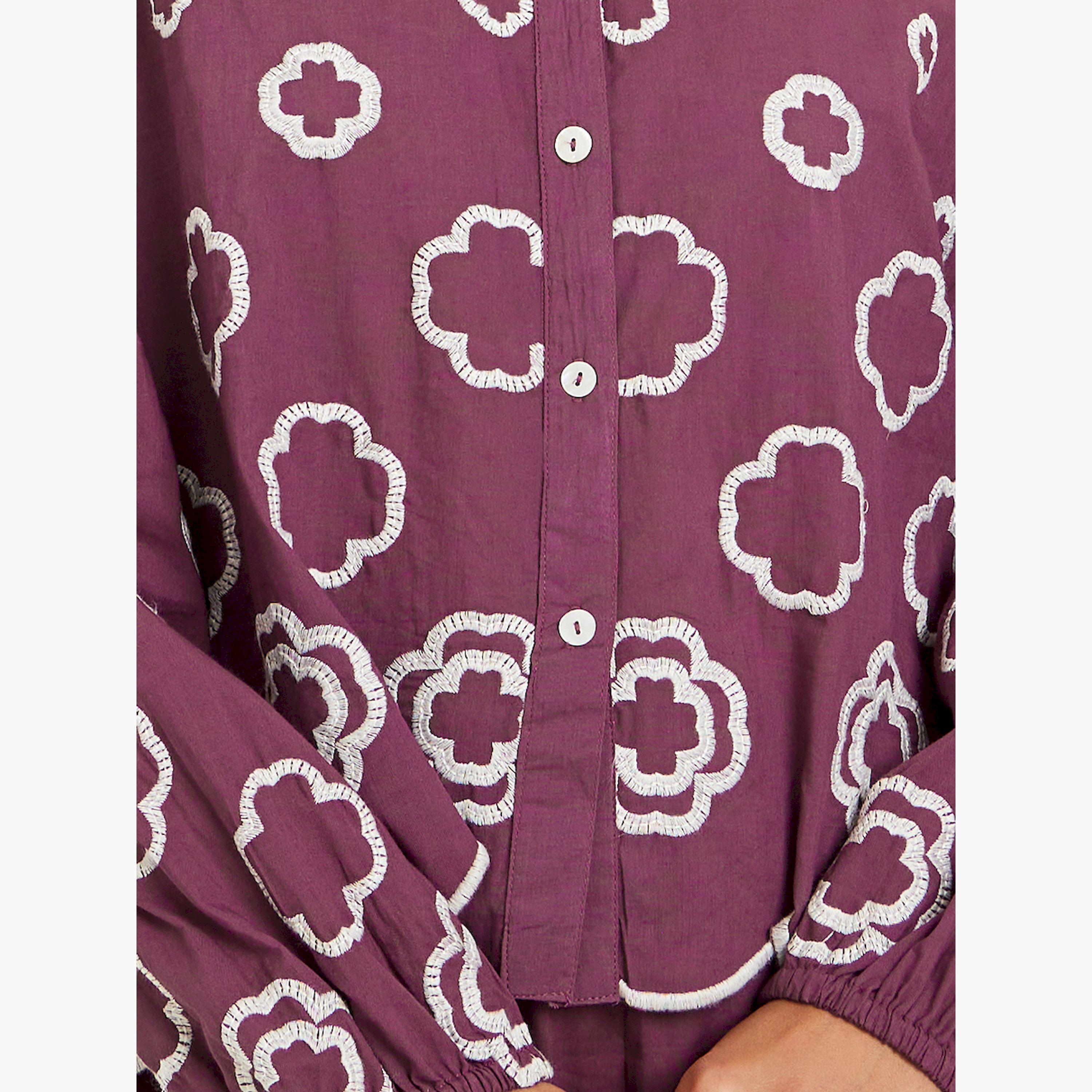 بلوزة بأكمام طويلة مطرز-women-clothing-shirtsandblouses-shirts-image-5