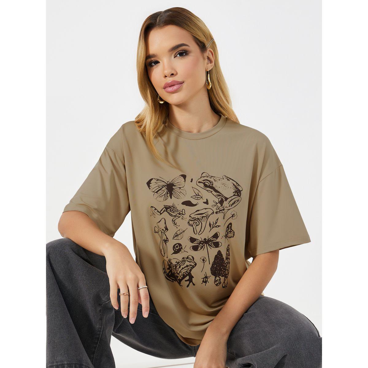 Styli Oversized Graphic Print Round Neck T-shirt-women-clothing-tshirts-image-1
